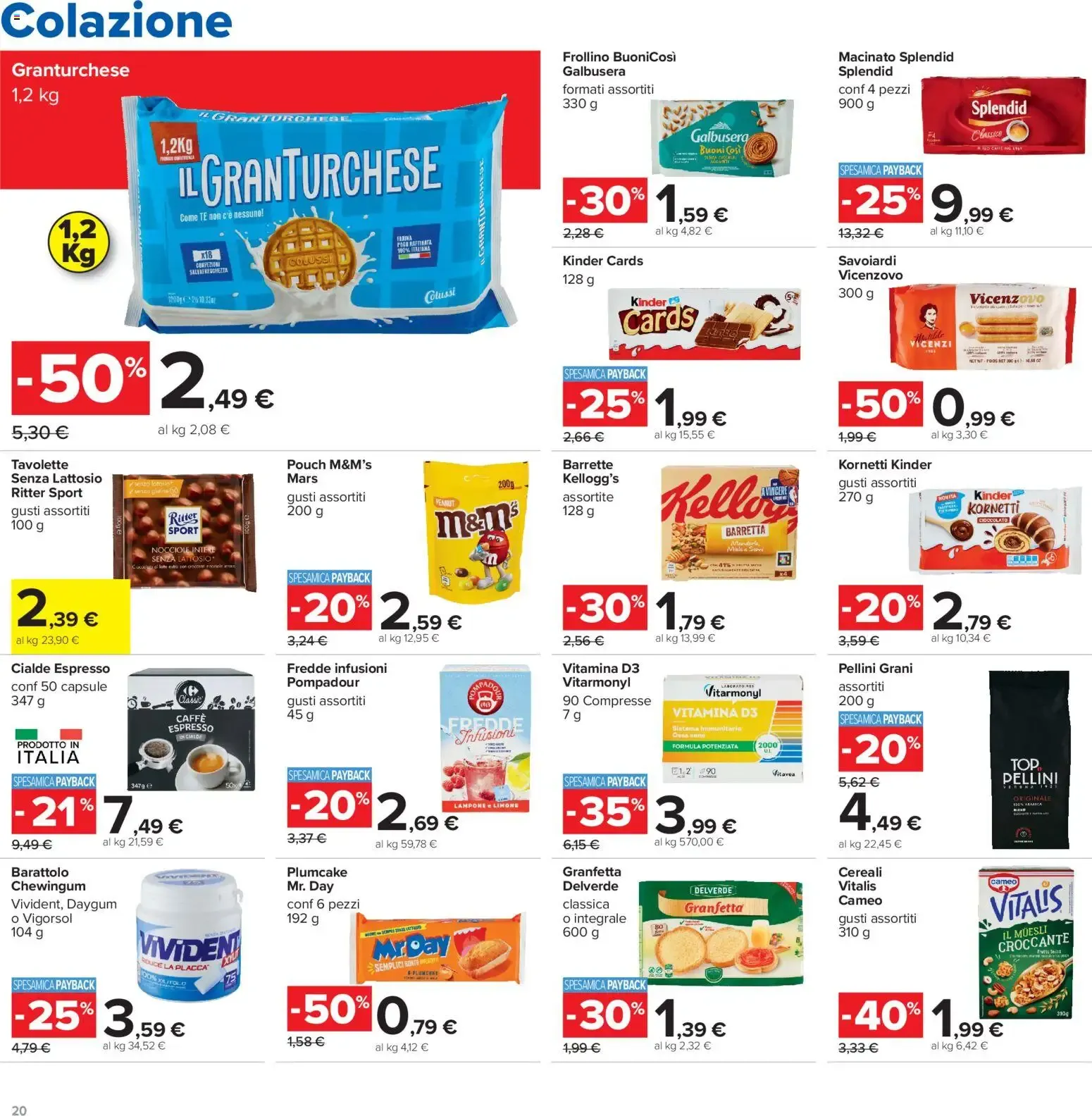 Carrefour Iper: Prezzi Bollenti da 6 agosto a 19 agosto di 2026 - Pagina del volantino 20