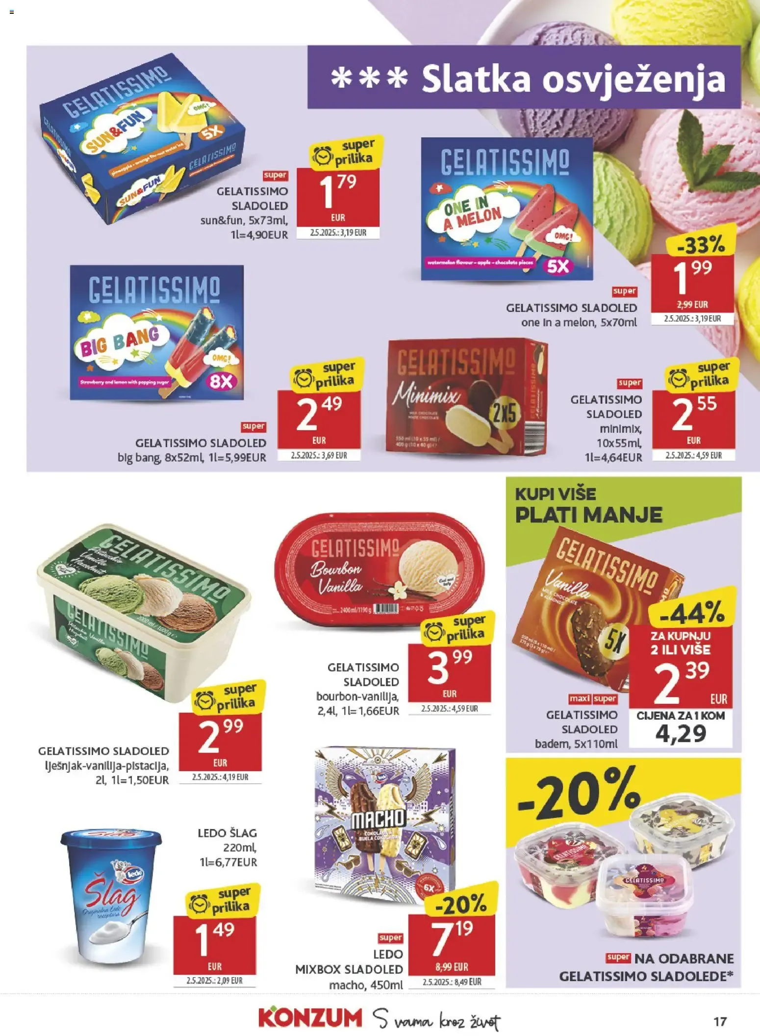Katalog Konzum Katalog novi od 24.06.2026 na listanje > letak digitalni od 24. lipnja do 30. lipnja 2026. - Pregled Stranica 17