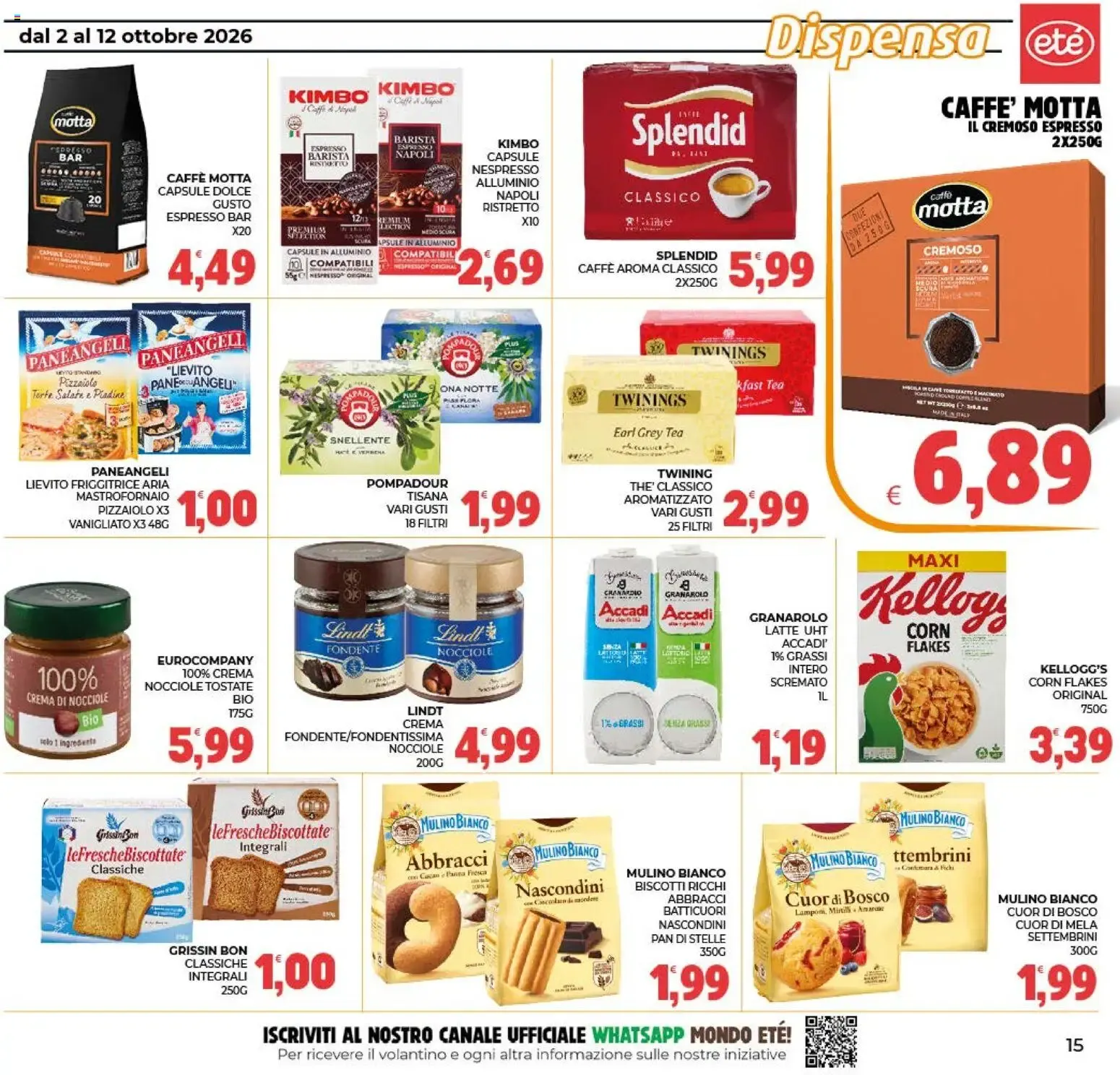 Eté volantino dal 02/10/2026 - online Offerte da 2 ottobre a 12 ottobre di 2026 - Pagina del volantino 15