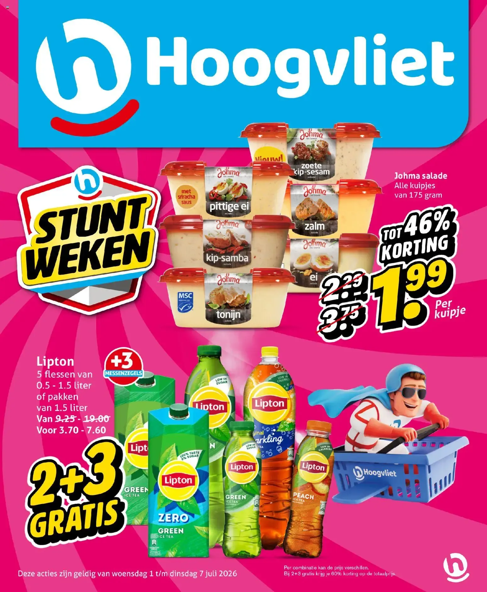 Hoogvliet Stunt Weken van 1 juli tot 7 juli 2026 - Folder pagina 1
