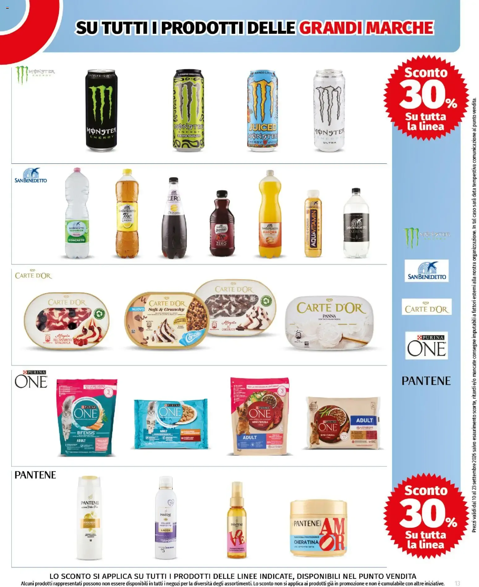 Coop Superstore: Scegli tu Grandi Marche con sconti da 10 settembre a 23 settembre di 2026 - Pagina del volantino 13