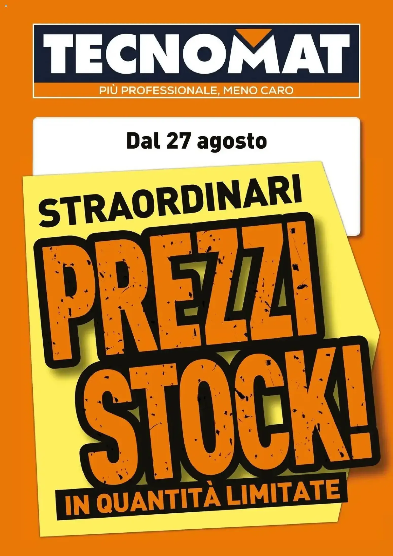 Nuovo TECNOMAT catalogo Roma dal 27/08/2026 > offerte anteprima 🛍️ da 27 agosto a 23 settembre di 2026 - Pagina del volantino 1