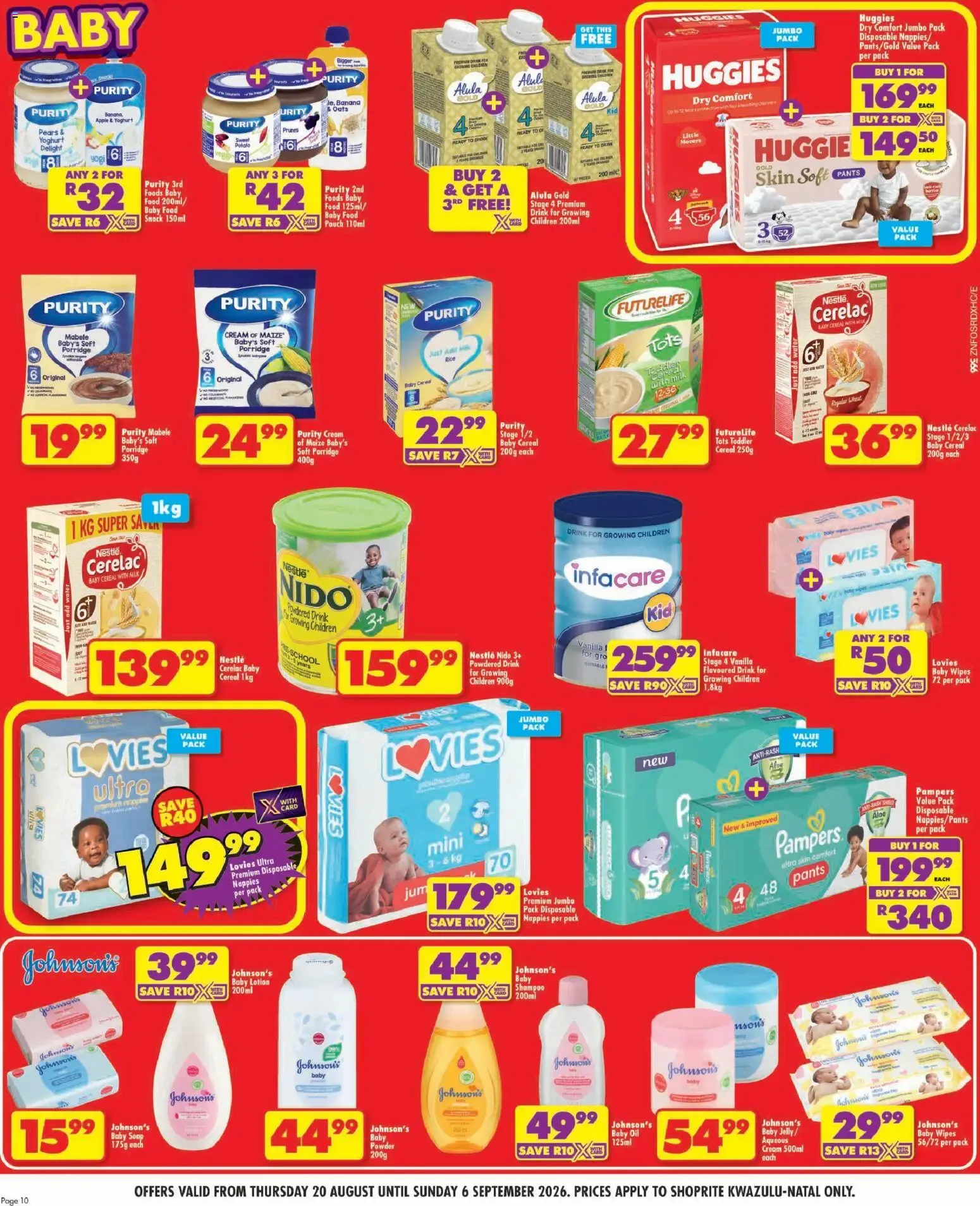Shoprite: Major League Birthday Deals from 20 August to 6 September 2026 - Catalogue Page 10