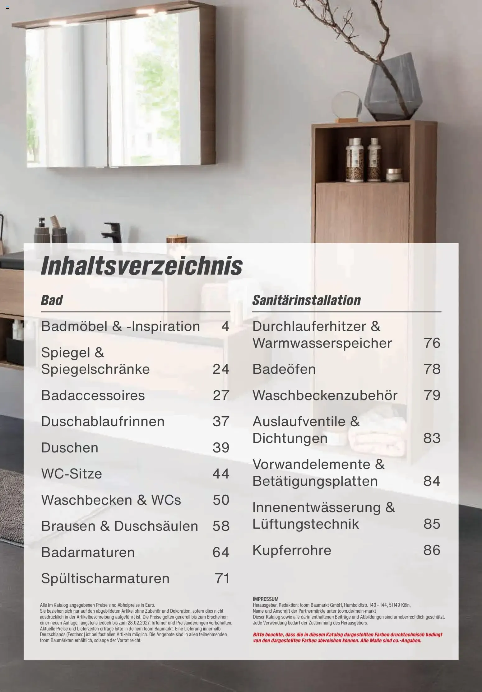Toom Bad, Sanitär & Zubehör 2026 von 1. Januar bis 31. Dezember 2026 - Prospekt seite 3