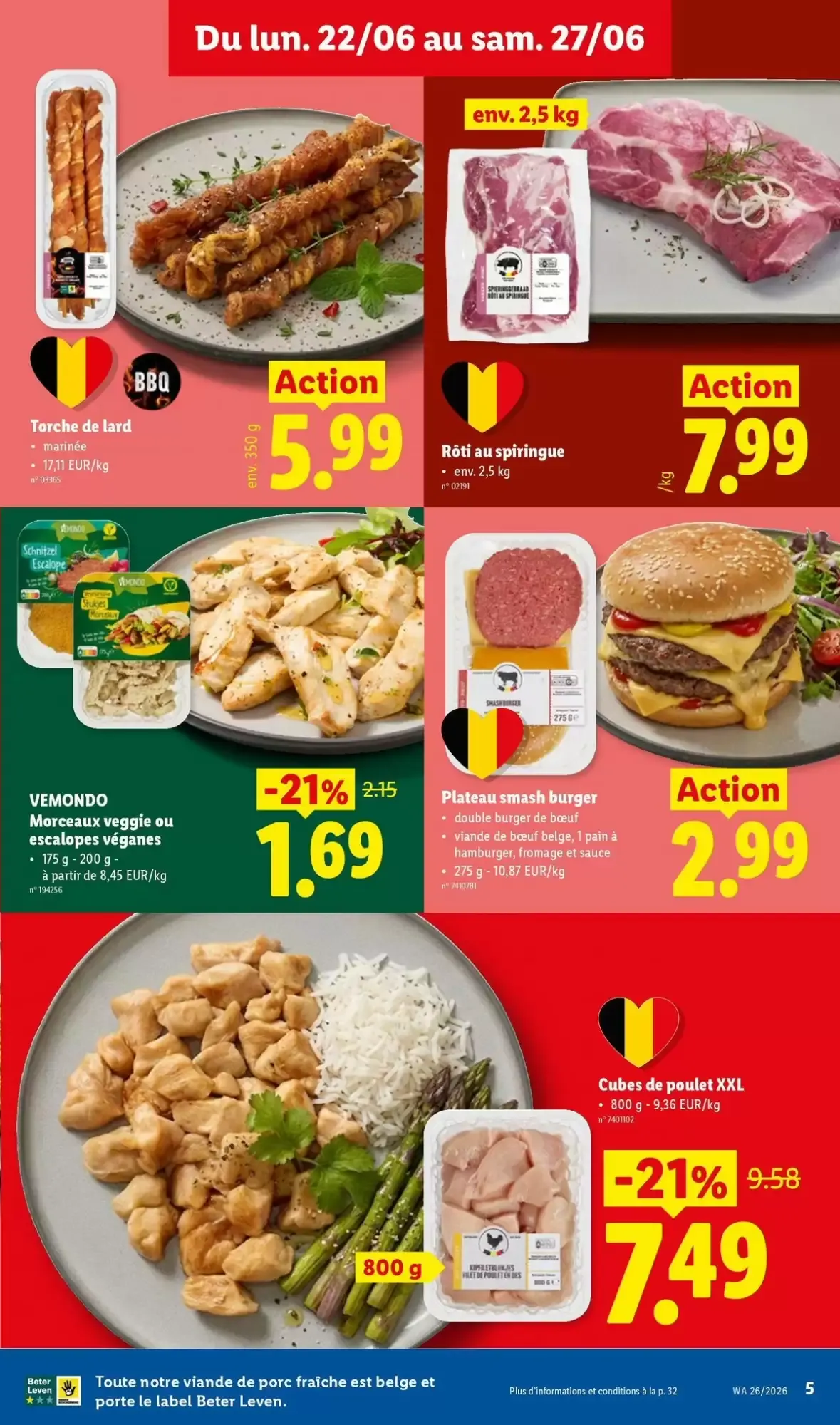 N'économisez pas sur votre qualité de vie, mais sur vos courses. van 22 juni tot 27 juni 2026 - folder pagina 5