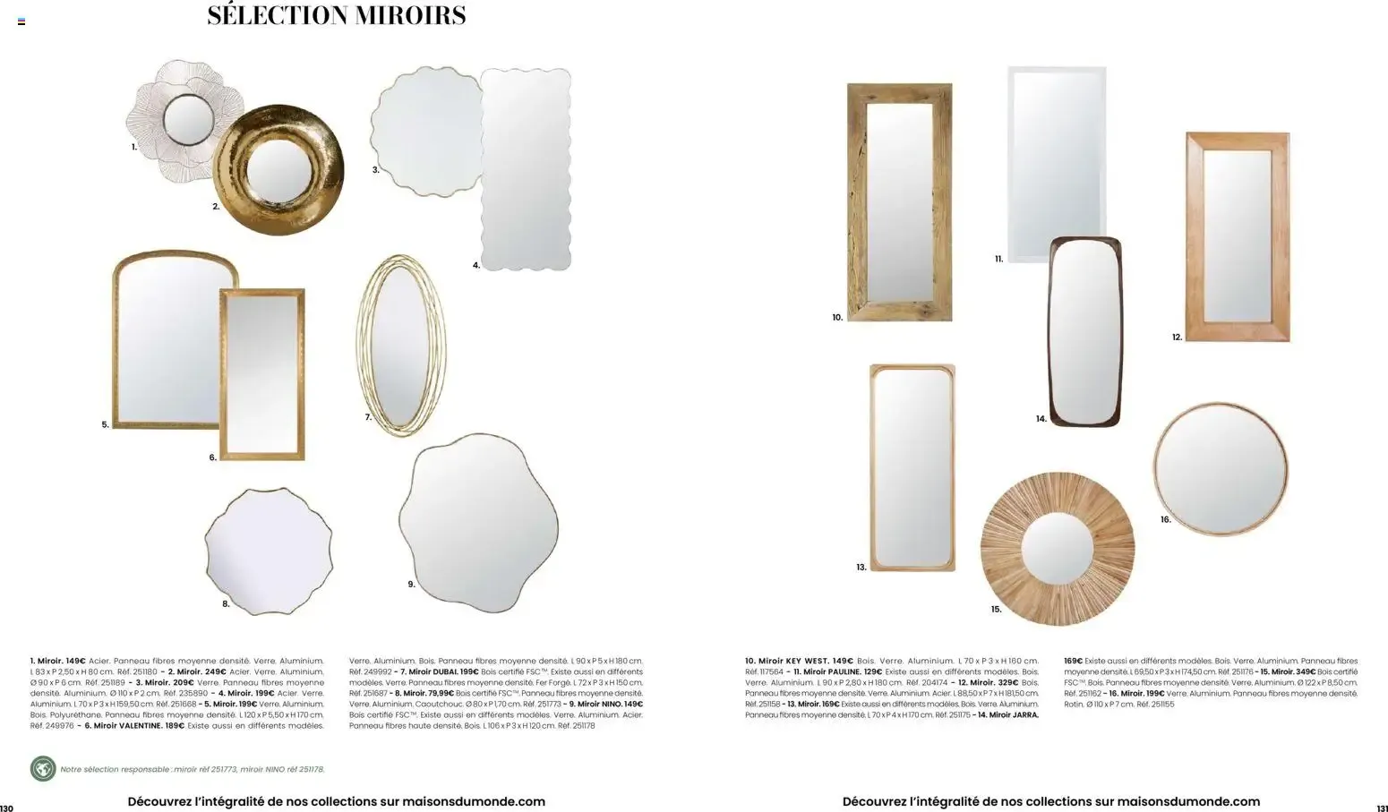 Maisons du Monde - Itinéraire Estival Collection Printemps - Été 2026 du 16 février au 1 septembre 2026 - Catalogue page 66