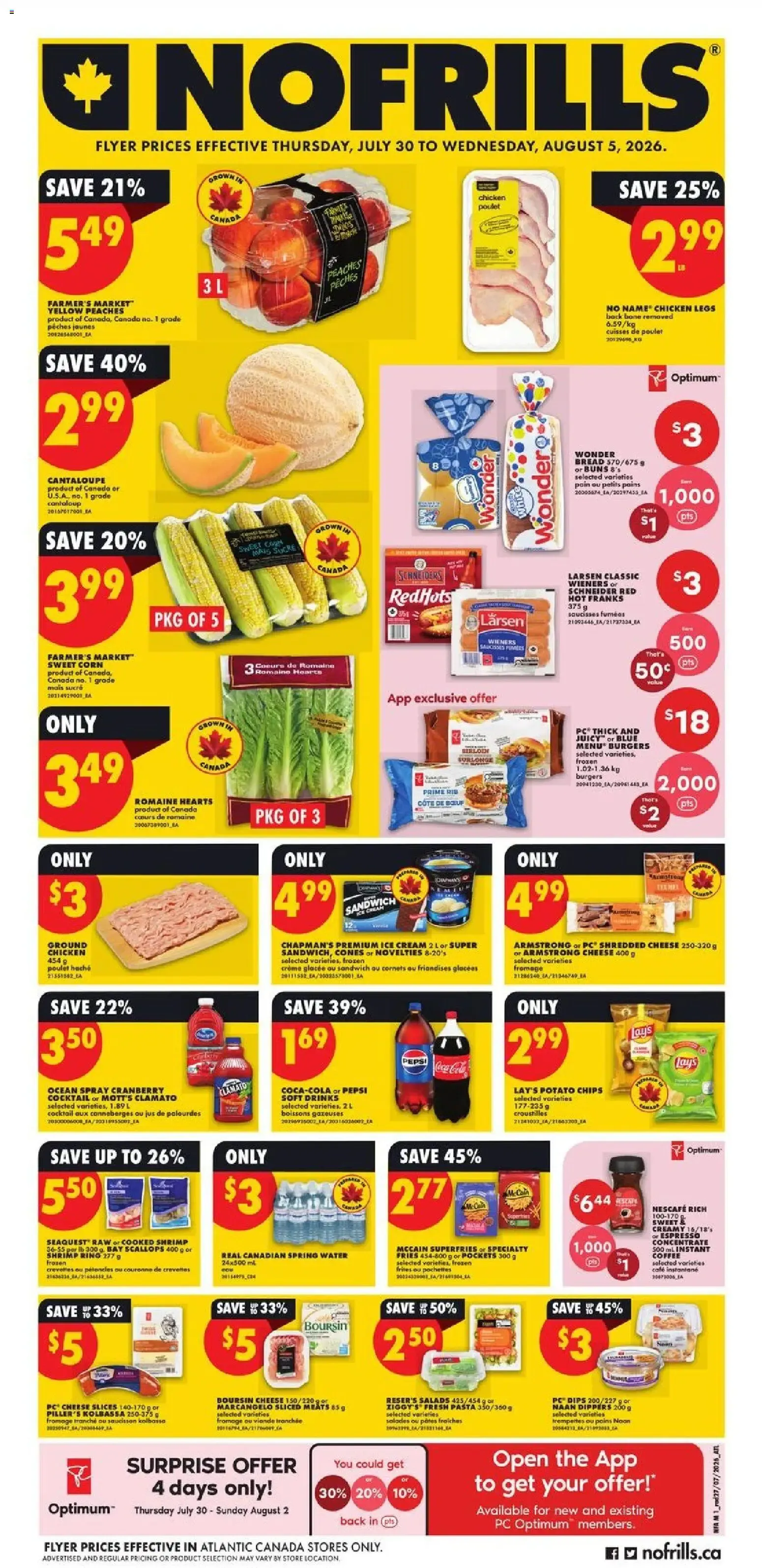 No Frills weekly flyer - NS from Jul 30, 2026 > weekly specials & deals from July 30 to August 5 2026 - flyer page 1