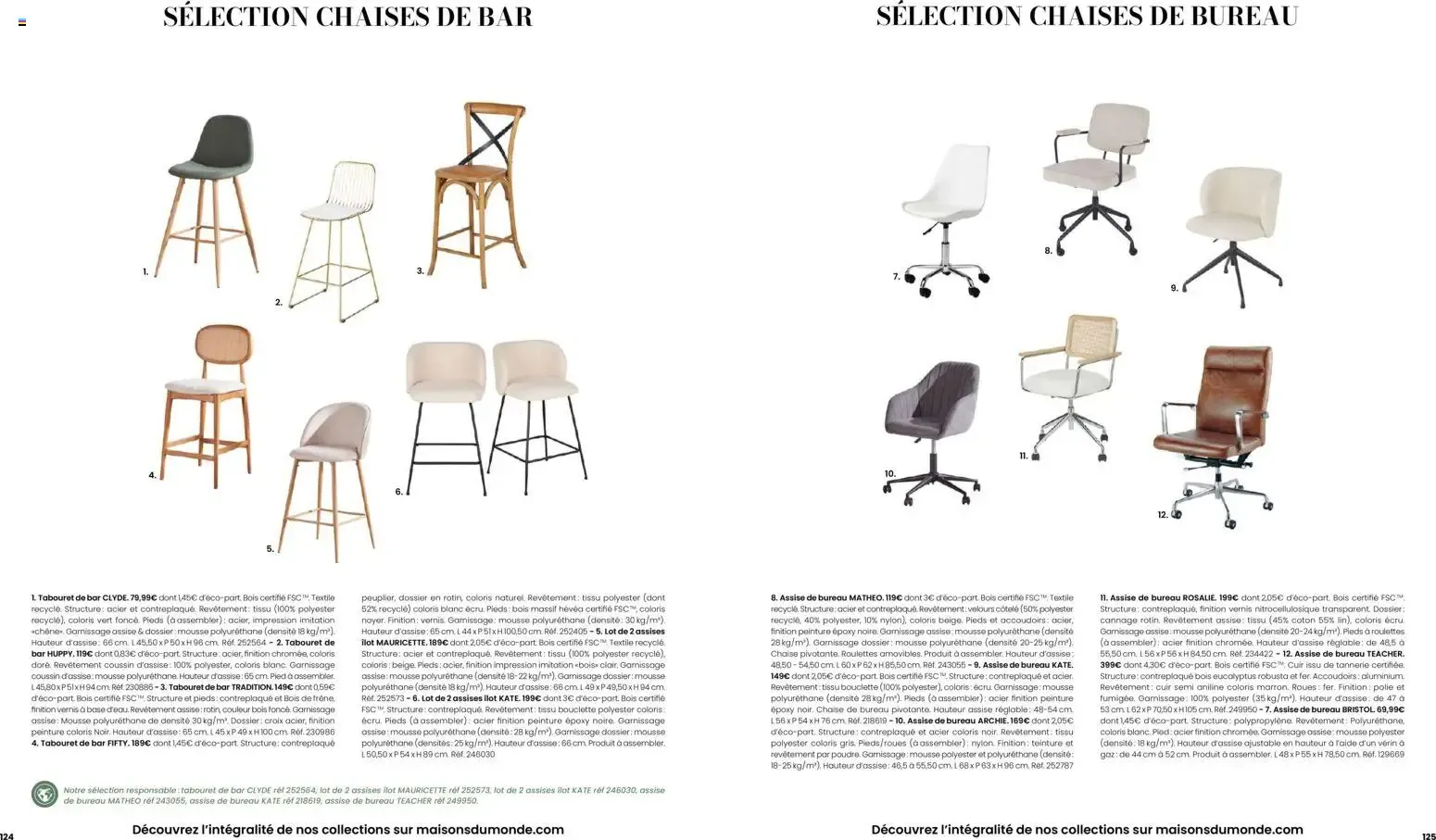 Maisons du Monde - Itinéraire Estival Collection Printemps - Été 2026 du 16 février au 1 septembre 2026 - Catalogue page 63