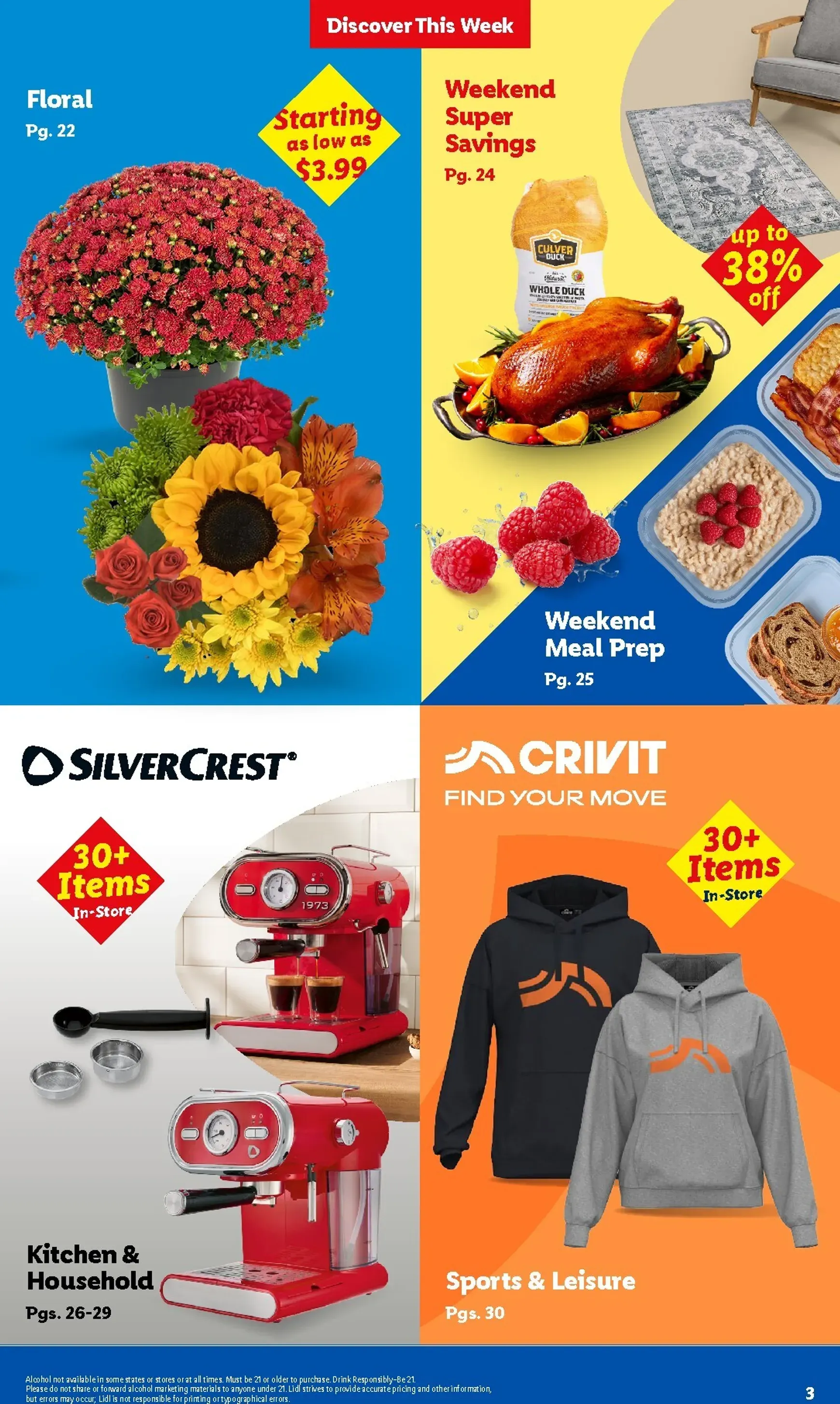 Weekly promotion Current Lidl leaflet valid from Wednesday 10/07/2026 to Tuesday 10/13/2026 spanning from October 7 to October 13 2026 - Page 3 for Catalogue 365