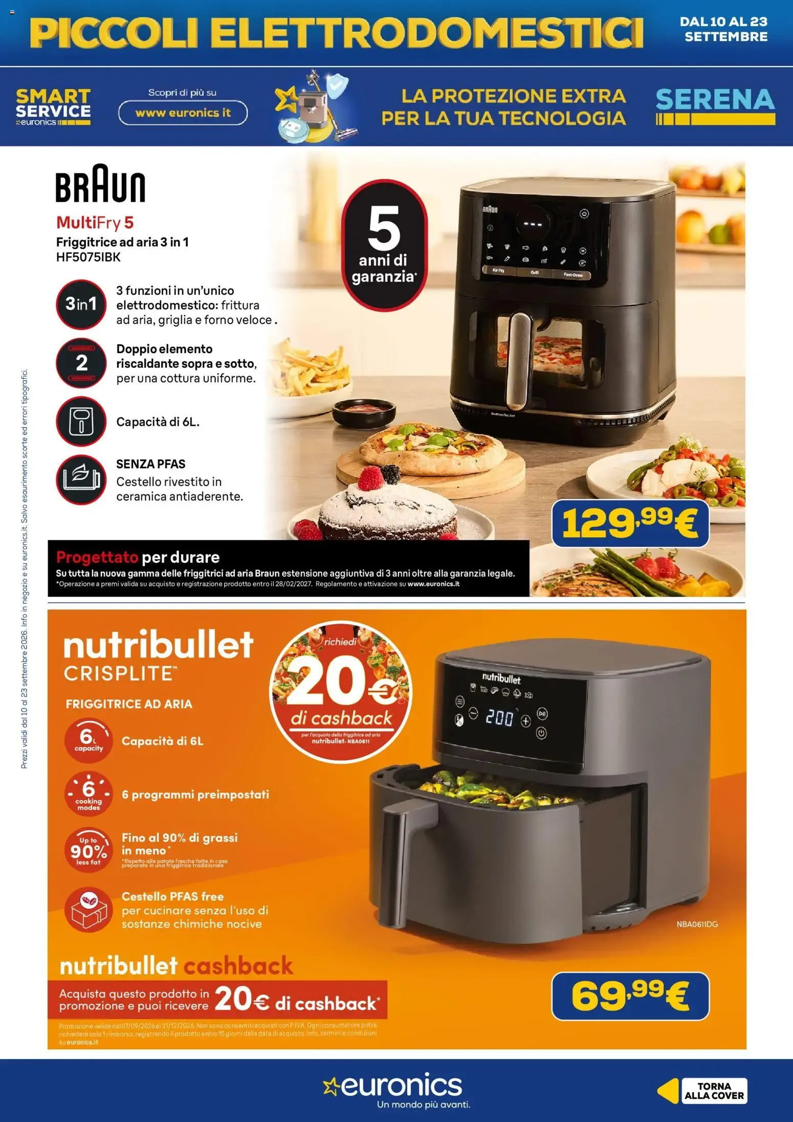 Nuovo Euronics volantino Piccoli Elettrodomestici dal 10/09/2026 > offerte anteprima 🛍️ da 10 settembre a 23 settembre di 2026 - Pagina del volantino 18