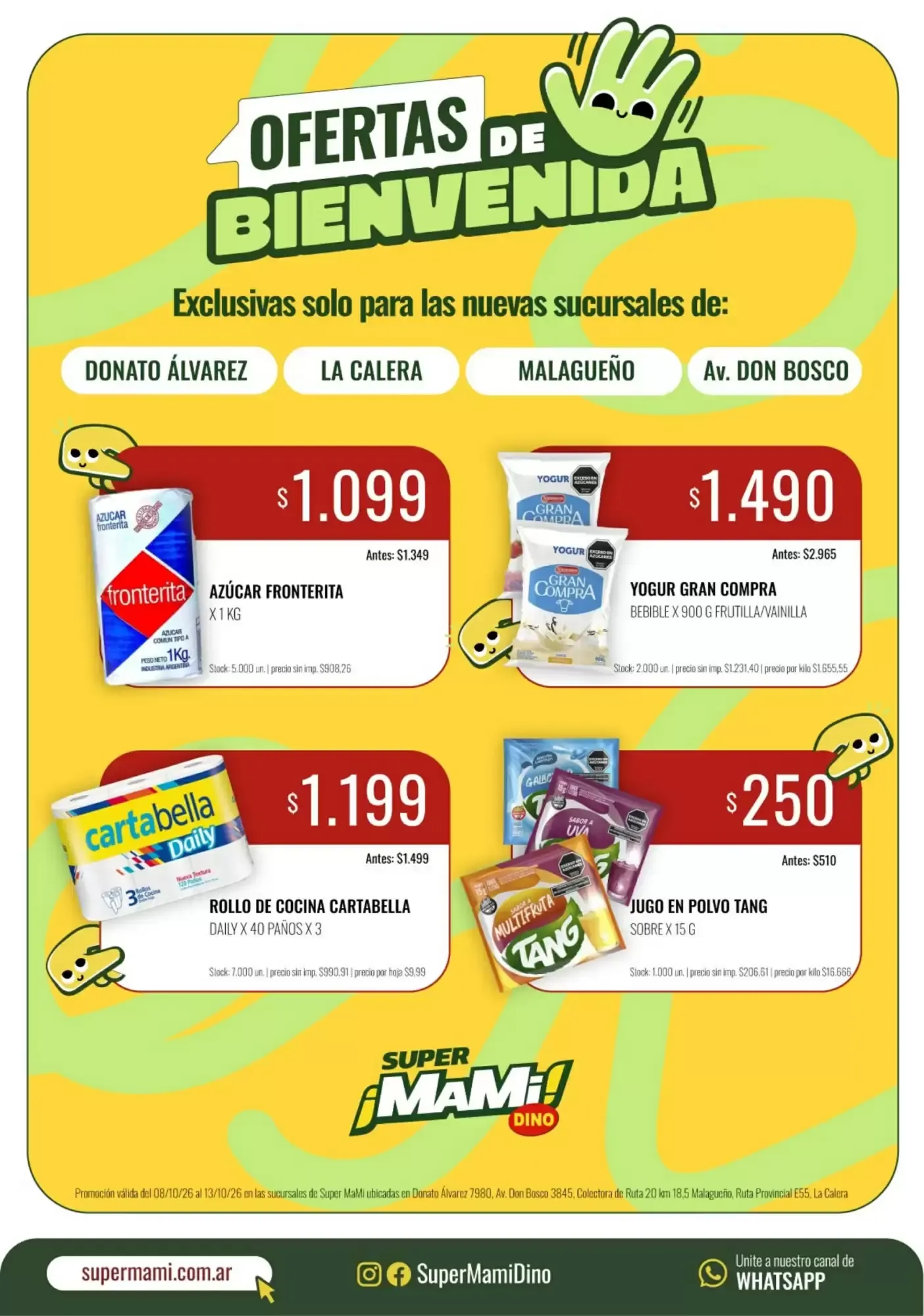 Ofertas de Catálogo de Ofertas Super Mami Dino 8 de octubre al 13 de octubre 2026 - Página 2 del catálogo