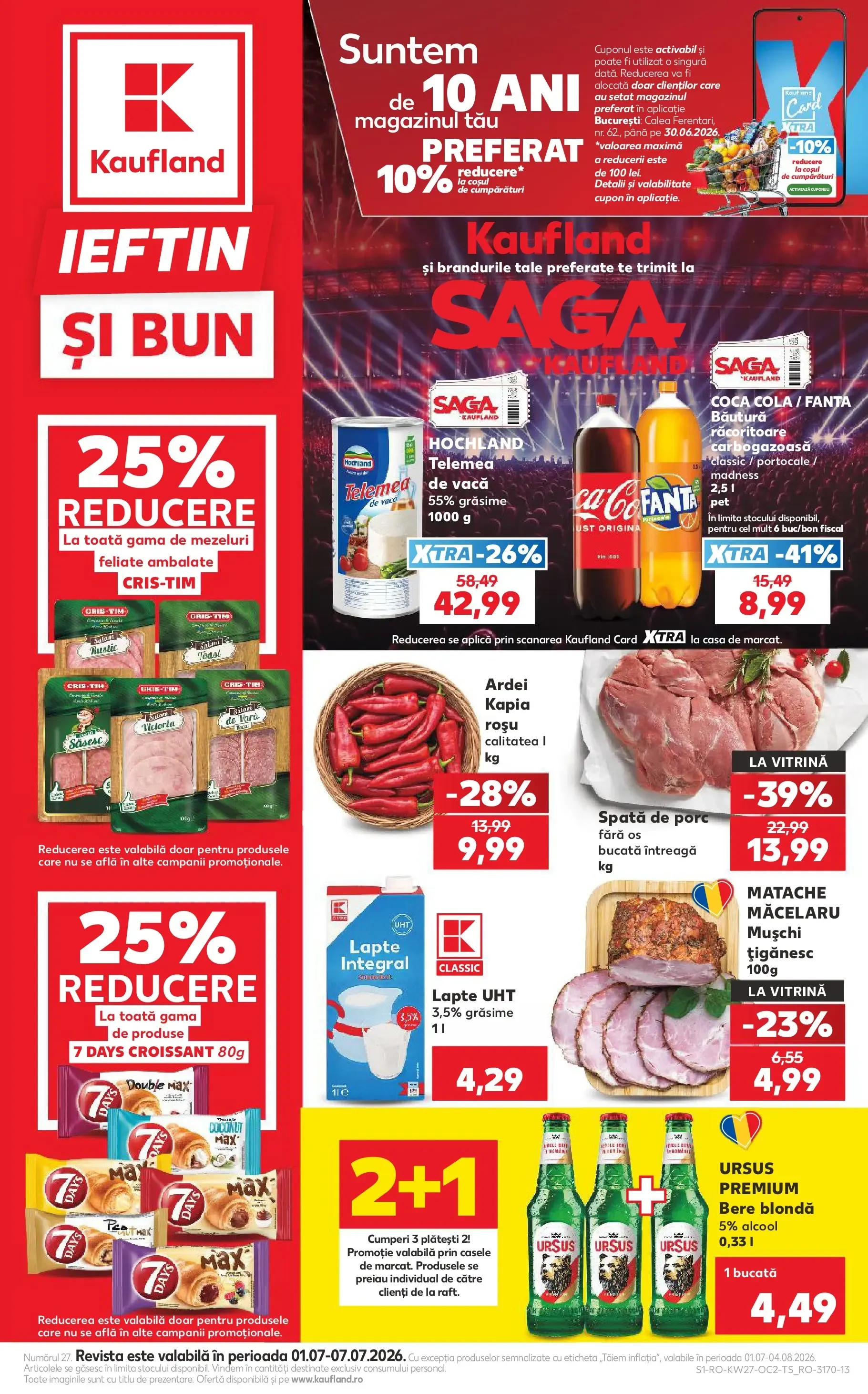 Catalog Kaufland București 01.07.2026 - Revista si Oferta de la 1 iulie până la 7 iulie 2026 - Revista Pagina 1
