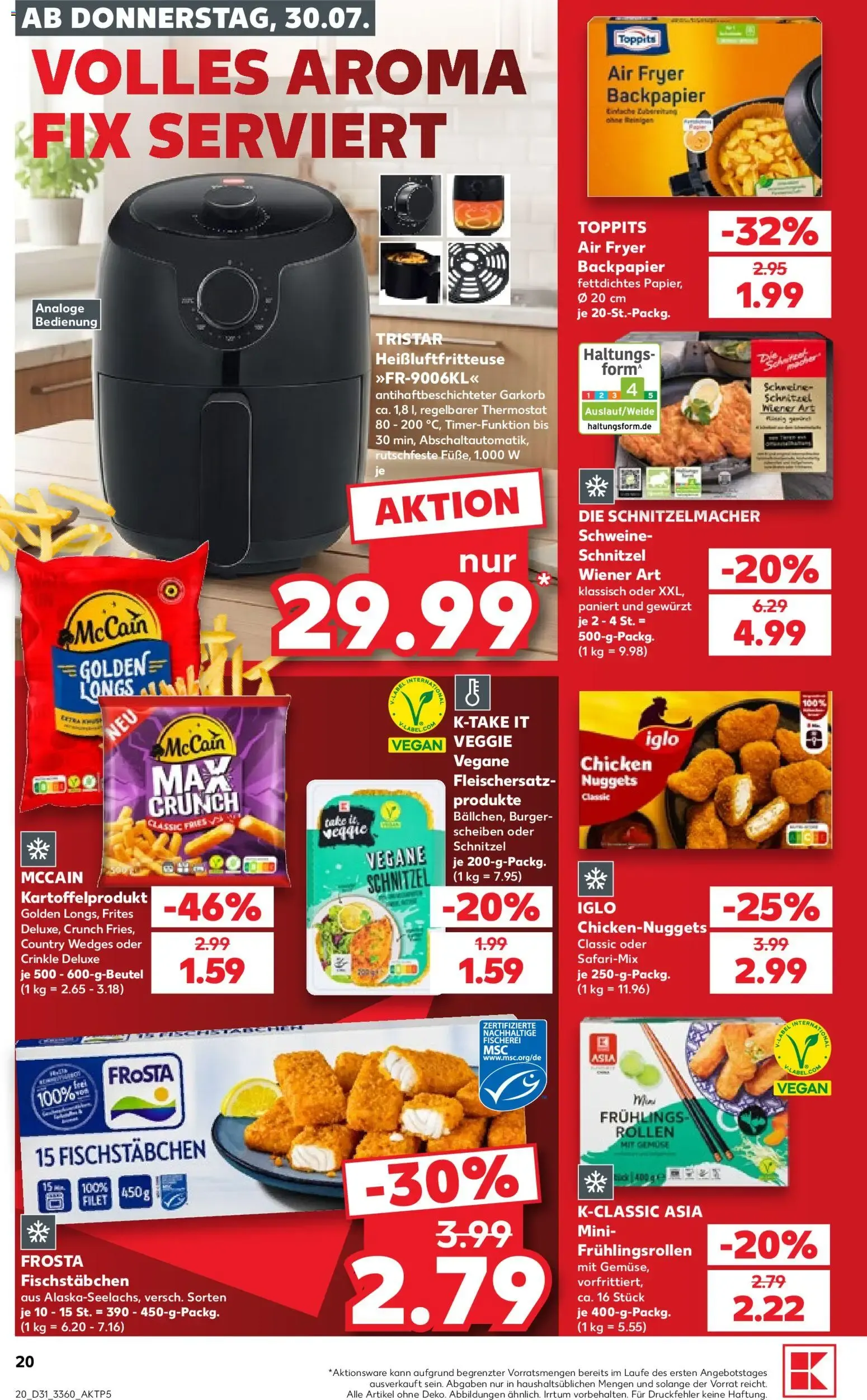 Prospekt Kaufland ab 30.07.2026 » Angebote Online zum Blättern von 30. Juli bis 5. August 2026 - Prospekt seite 20