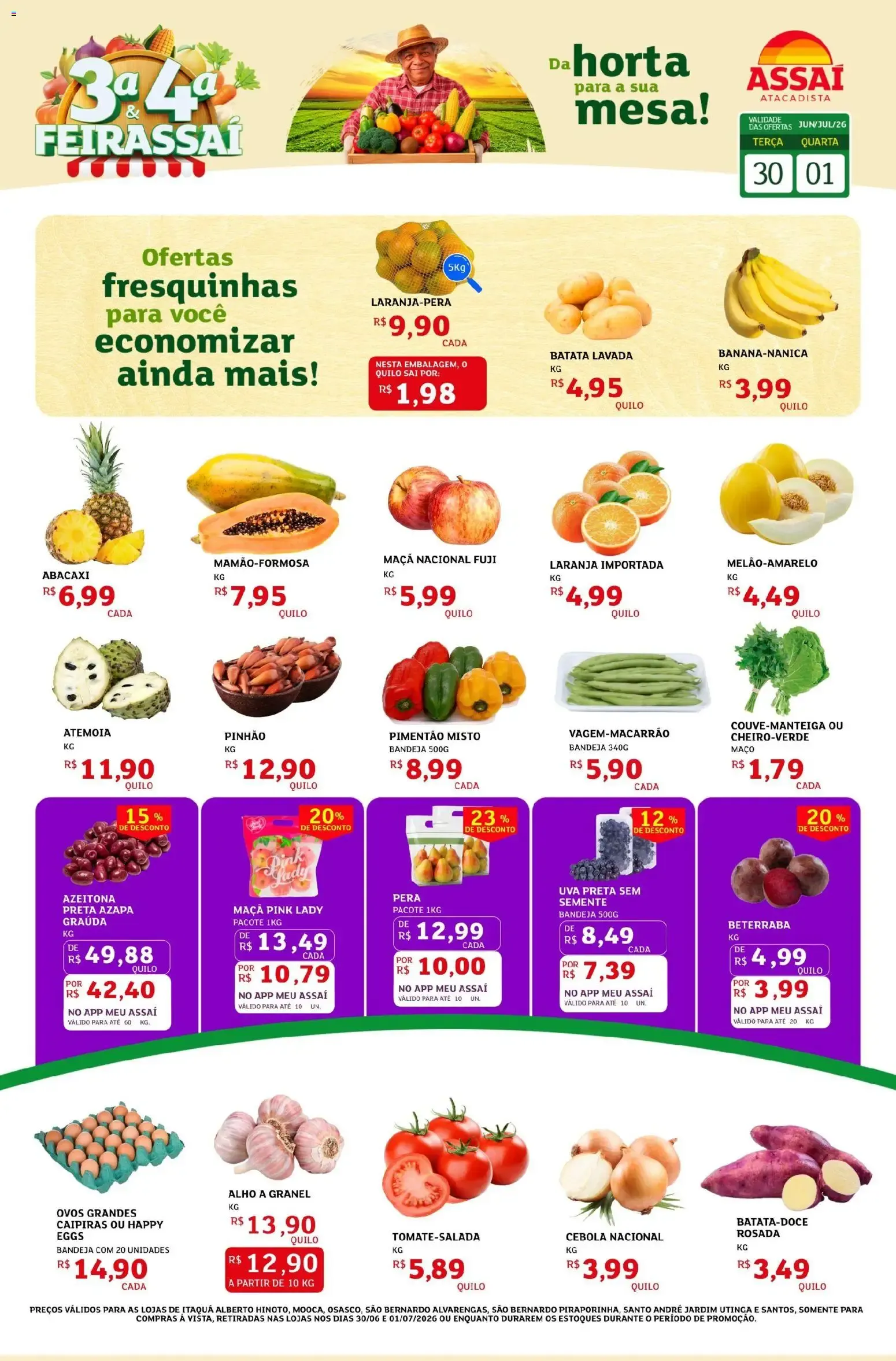 Encarte de Assaí Atacadista ofertas - SP de 30/06/2026 | Promoções Online 30 de junho até 1 de julho 2026 - Pagina 1