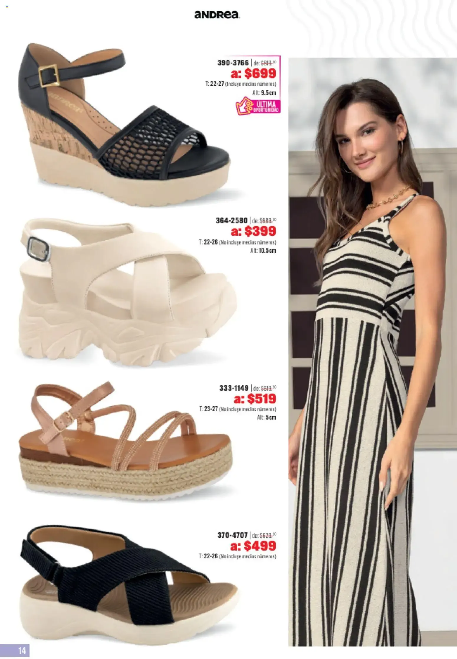 Catálogo de Andrea + Outlet Liquidación Primavera 31 de mayo al 25 de julio 2026 - Pagina 14