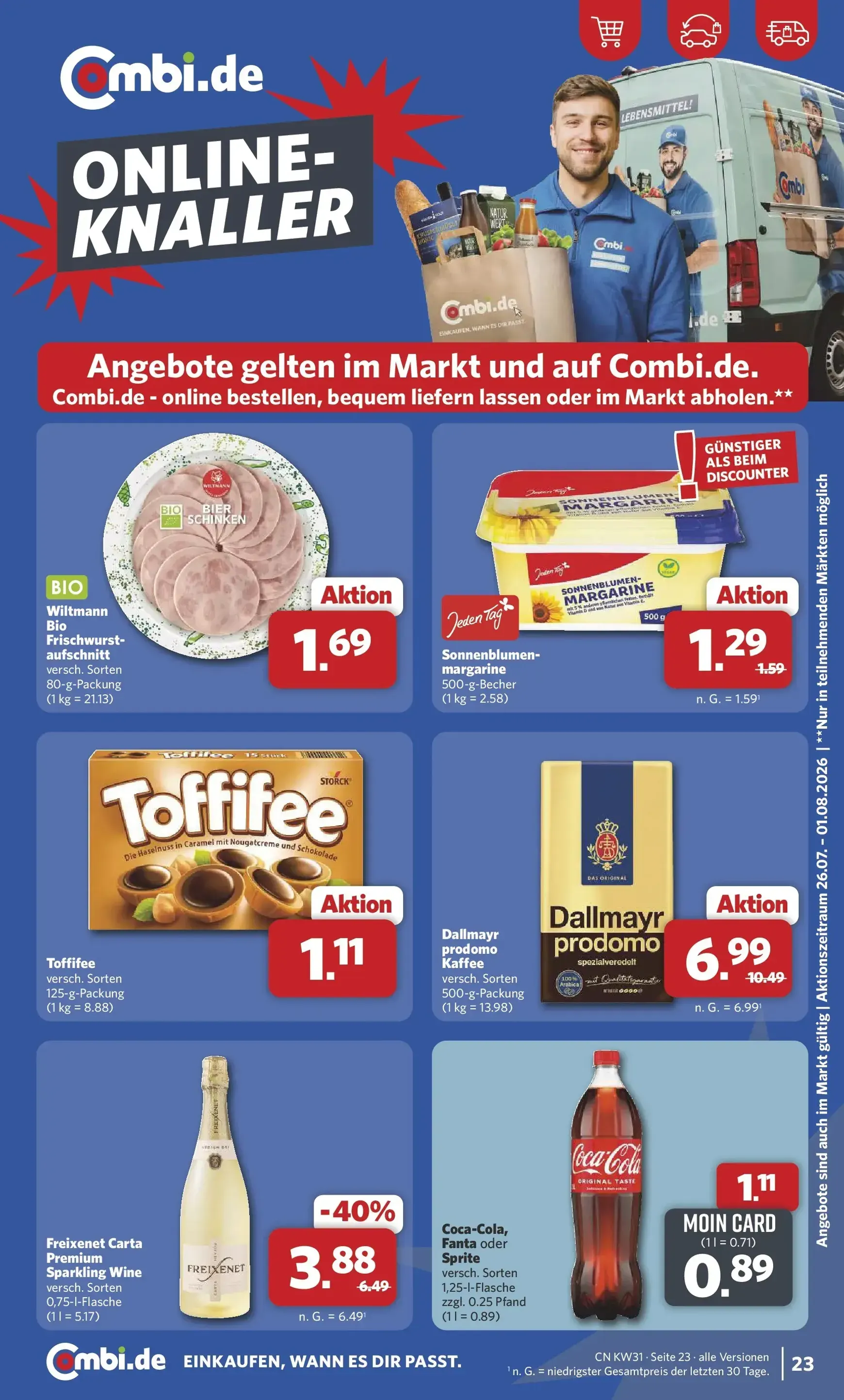 Combi - Cuxhaven Prospekt – von Montag 27.07.2026 bis Sonntag 02.08.2026 von 27. Juli bis 2. August 2026 - Prospekt seite 25