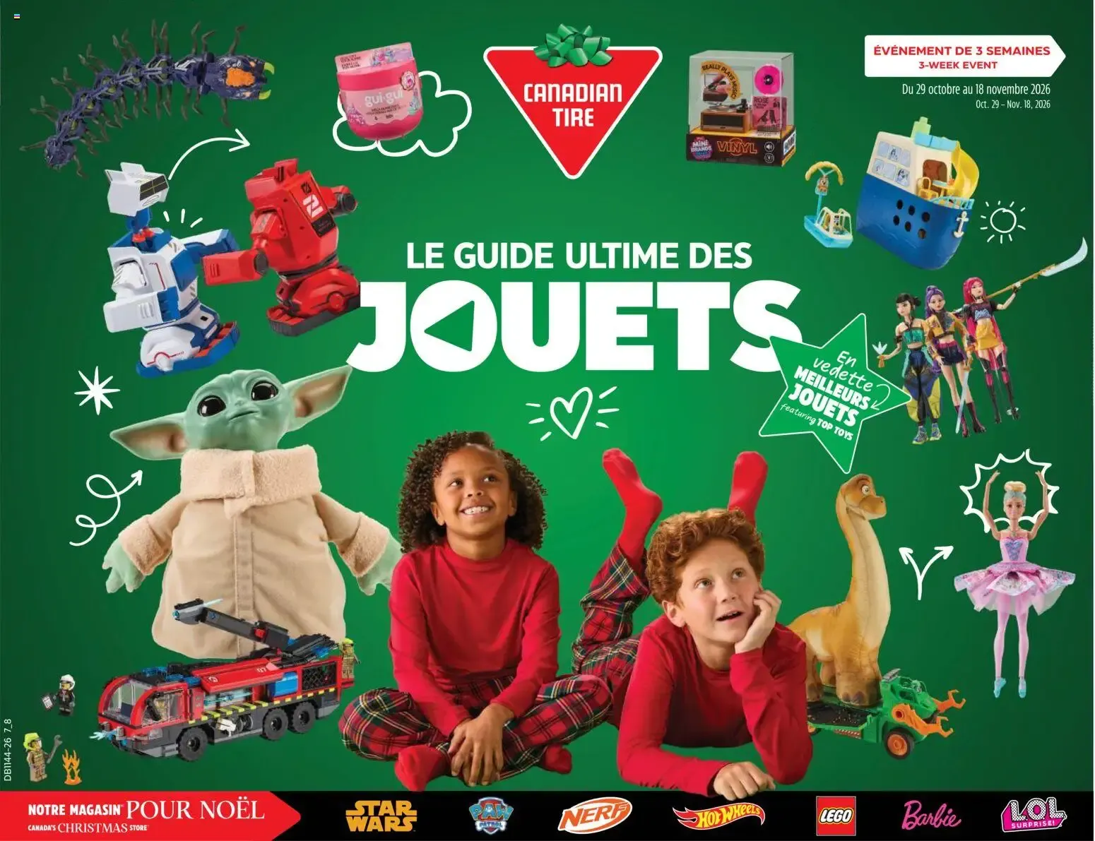 Canadian Tire circulaire - Le guide ultime des jouets from Oct 29, 2026 > weekly specials & deals from October 29 to November 18 2026 - flyer page 1