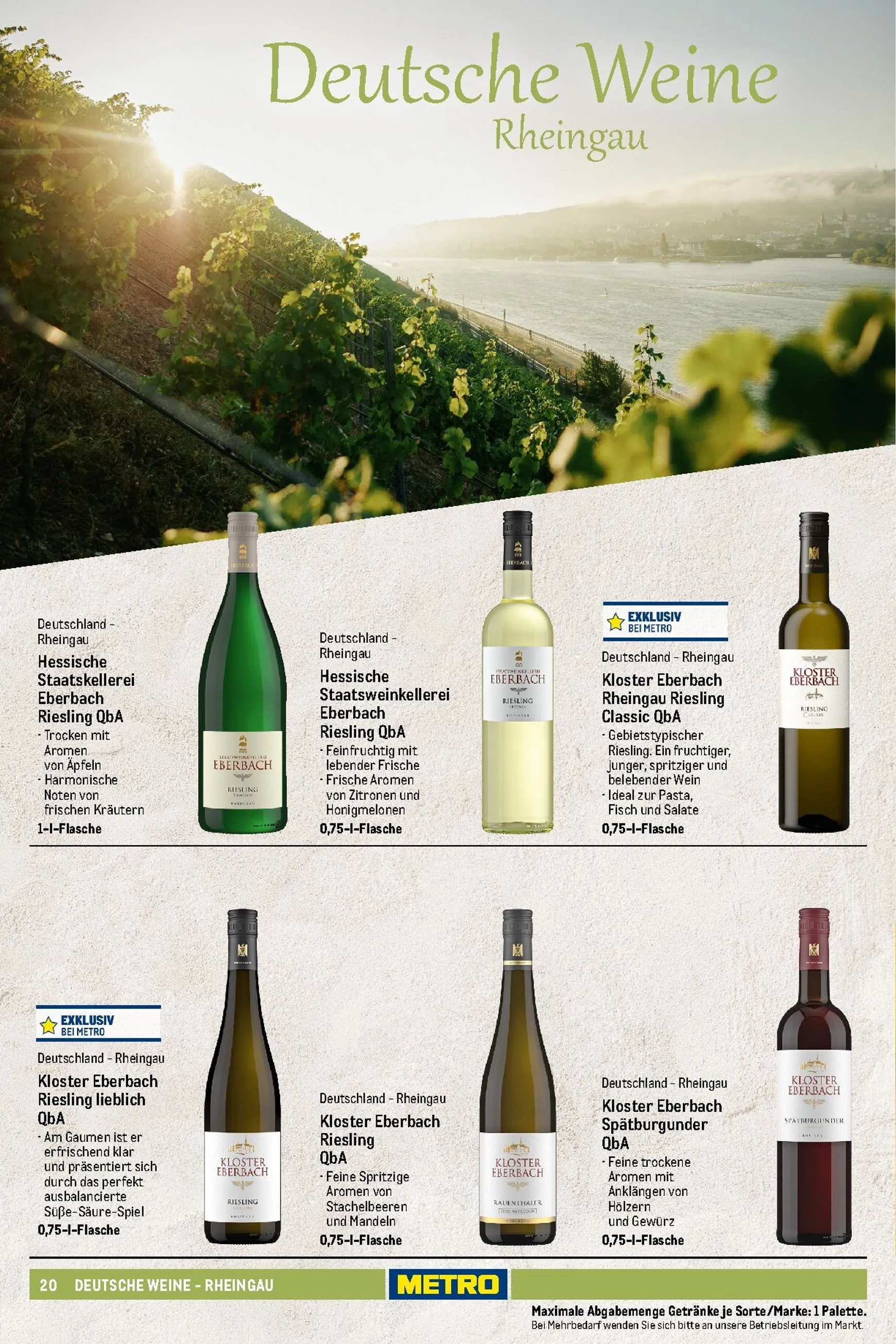 Sortimentskatalog Wein und Sekt für die perfekte Weinkarte von 1. November bis 30. September 2026 - Prospekt seite 21