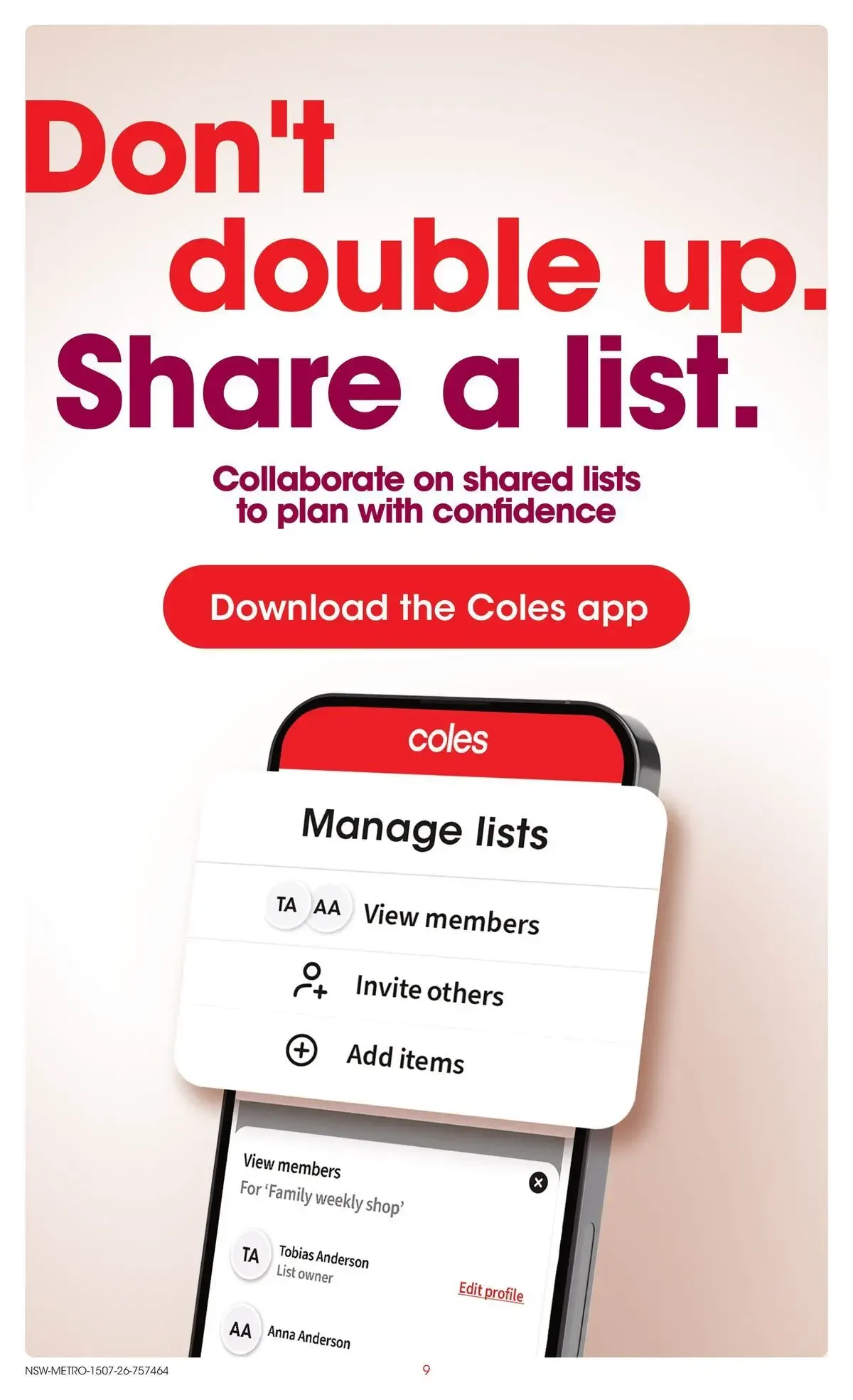 Coles catalogue valid from 15/07/2026 > Online Australia - Catalogue valid from 15 July to 21 July 2026 - page 9