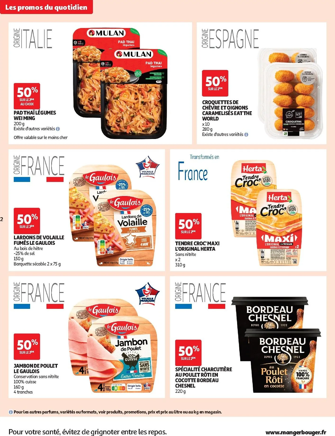 Current Auchan - Les promos du moment leaflet valid from du mardi 13/10/2026 to du dimanche 25/10/2026 du 13 octobre au 25 octobre 2026 - Catalogue page 2