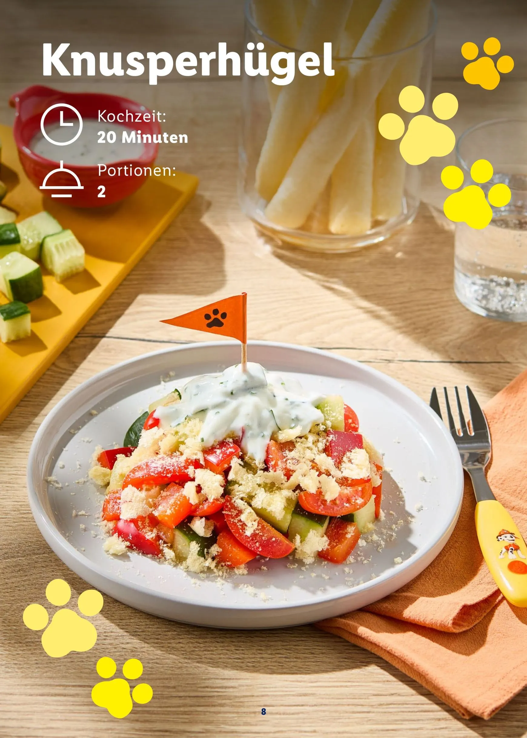 PAW Patrol Rezeptheft von 20. Juli bis 23. August 2026 - Prospekt seite 8
