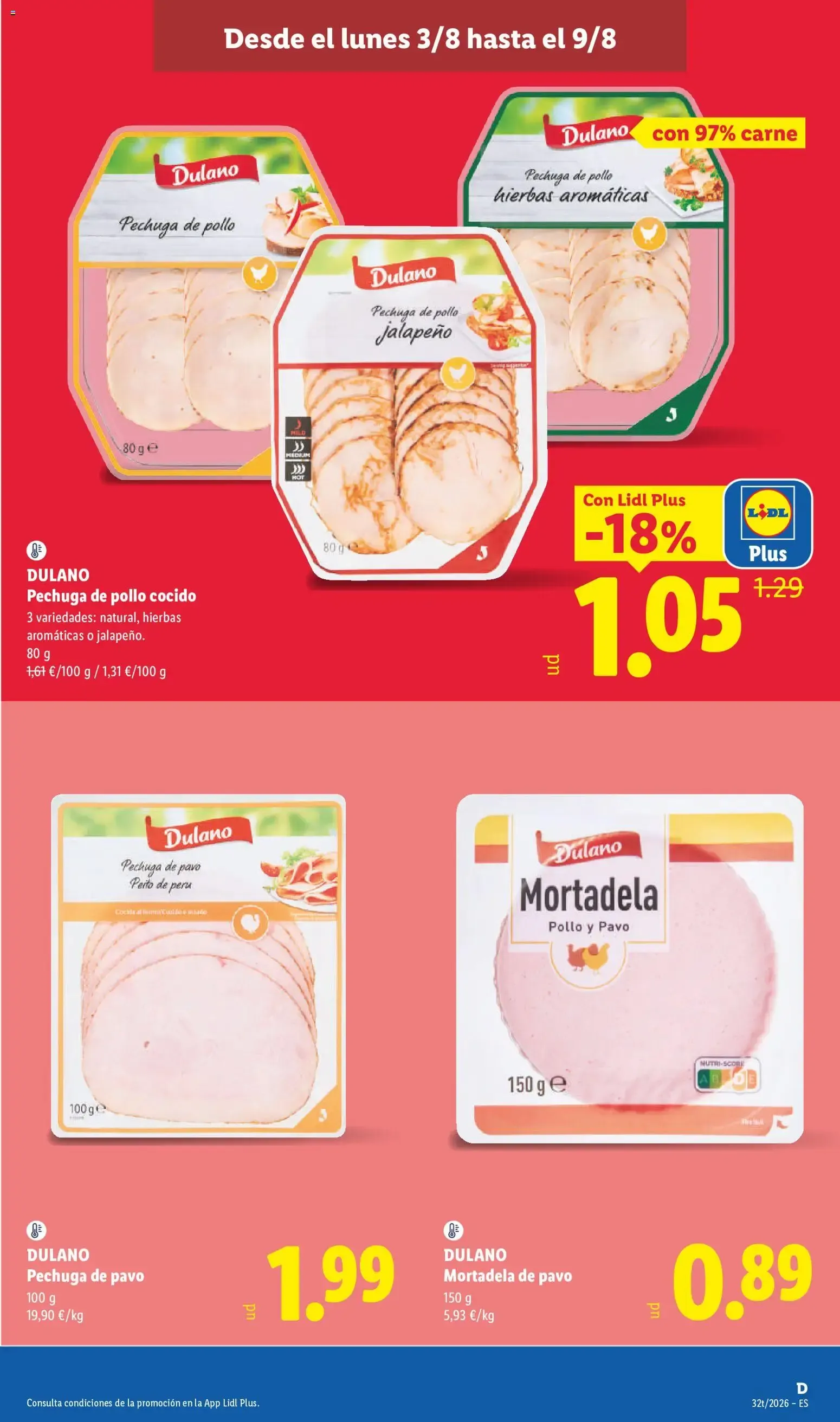 Catálogo de Lidl folleto del 03/08/2026 | Ofertas 3 de agosto al 9 de agosto 2026 - Página 19