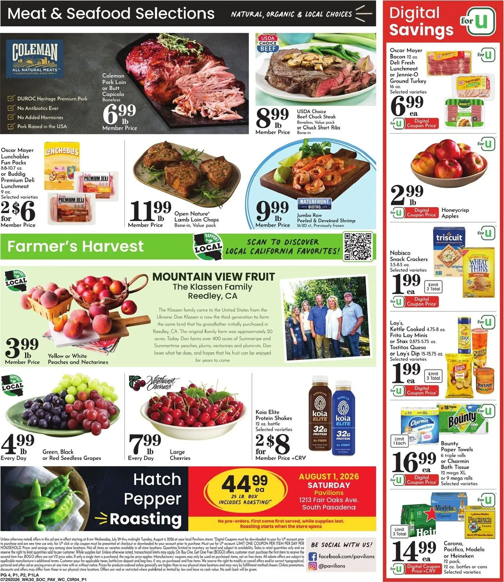 Weekly ad Current Pavilions leaflet valid from Wednesday 07/29/2026 to Tuesday 08/04/2026 from July 29 to August 4 2026 - Page 4