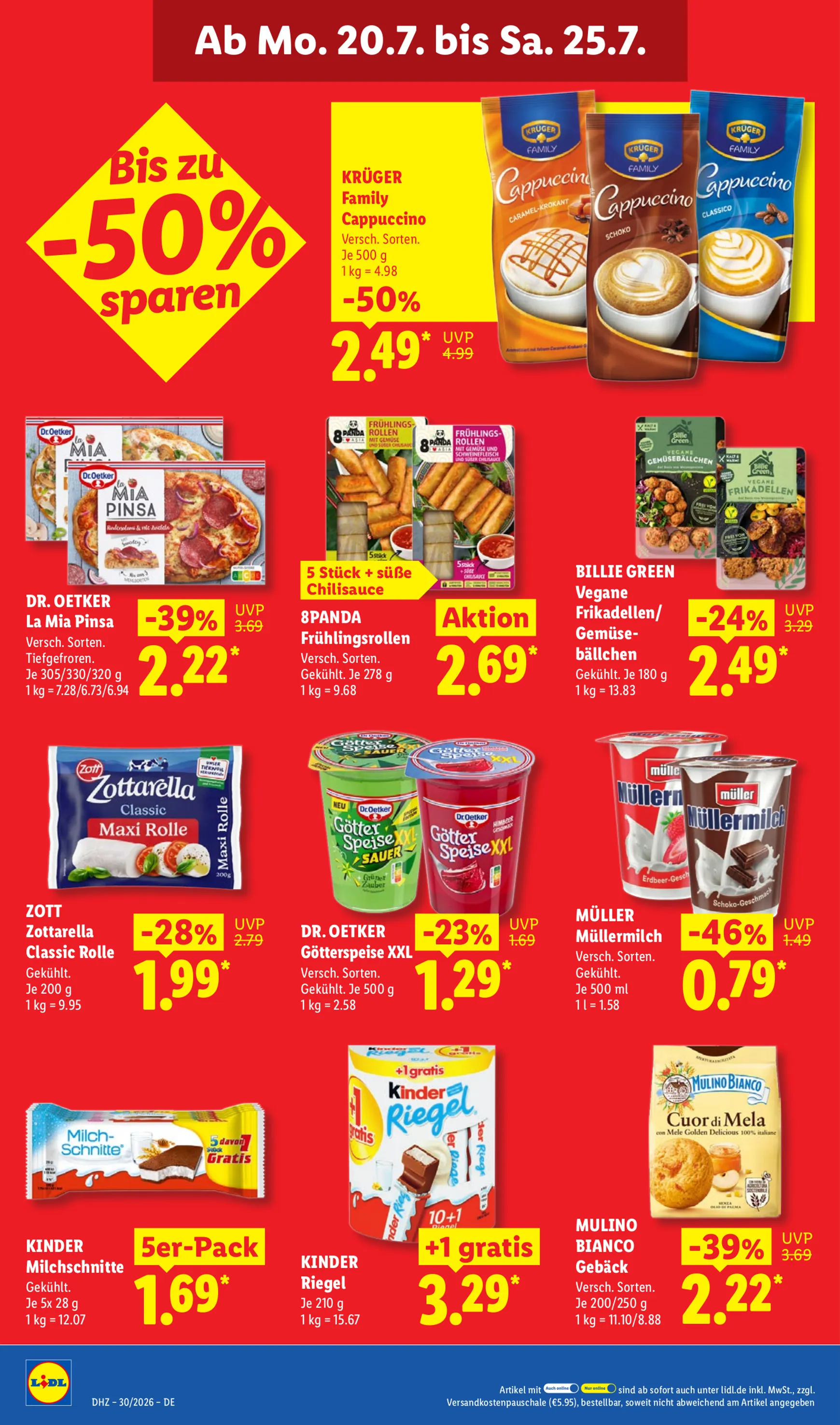 Lidl: Sparen beim Preisführer von 20. Juli bis 25. Juli 2026 - Prospekt seite 19