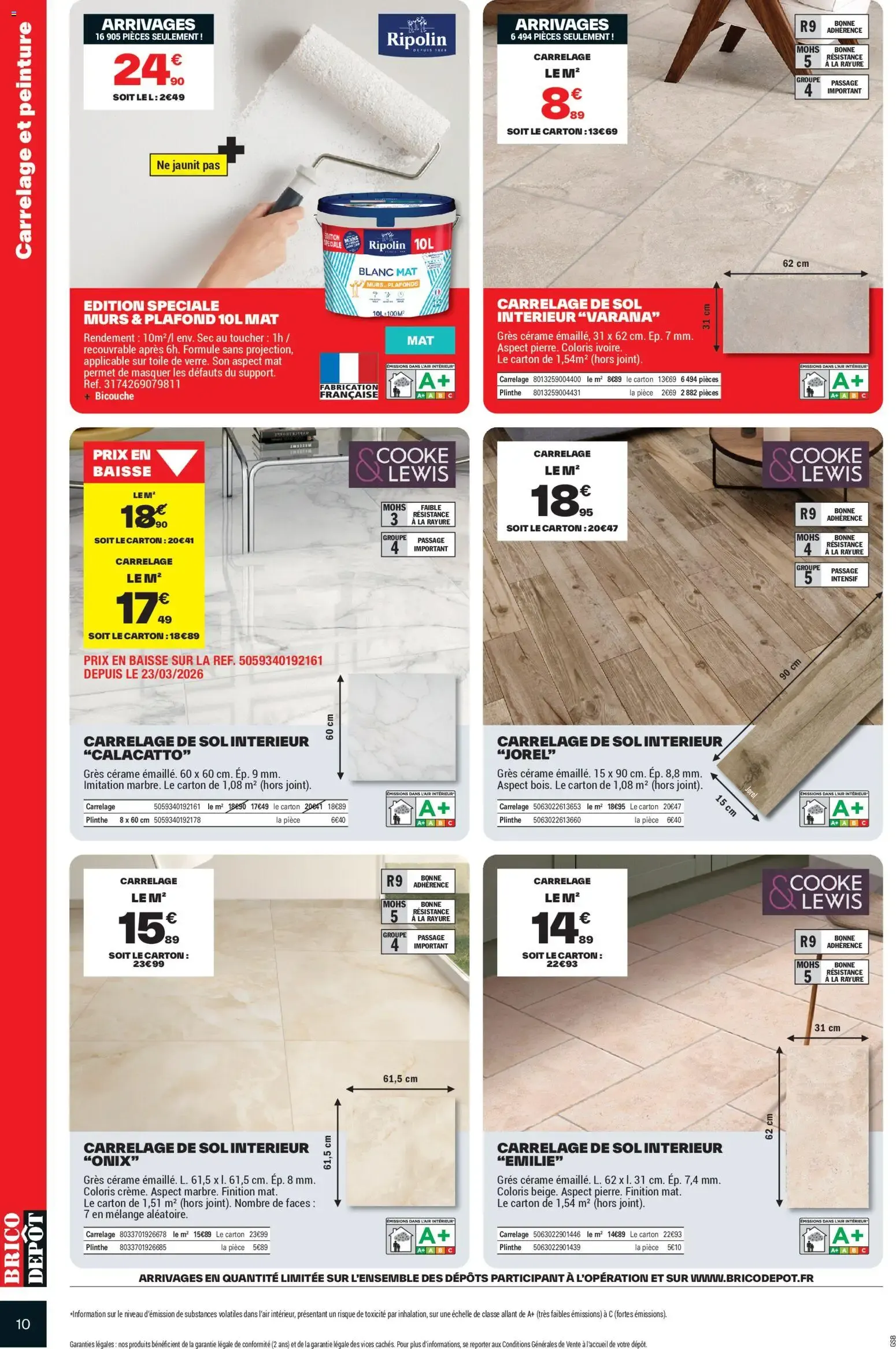 Brico Dépôt catalogue à partir du 05/06/2026 - promo en ligne du 5 juin au 18 juin 2026 - Catalogue page 10