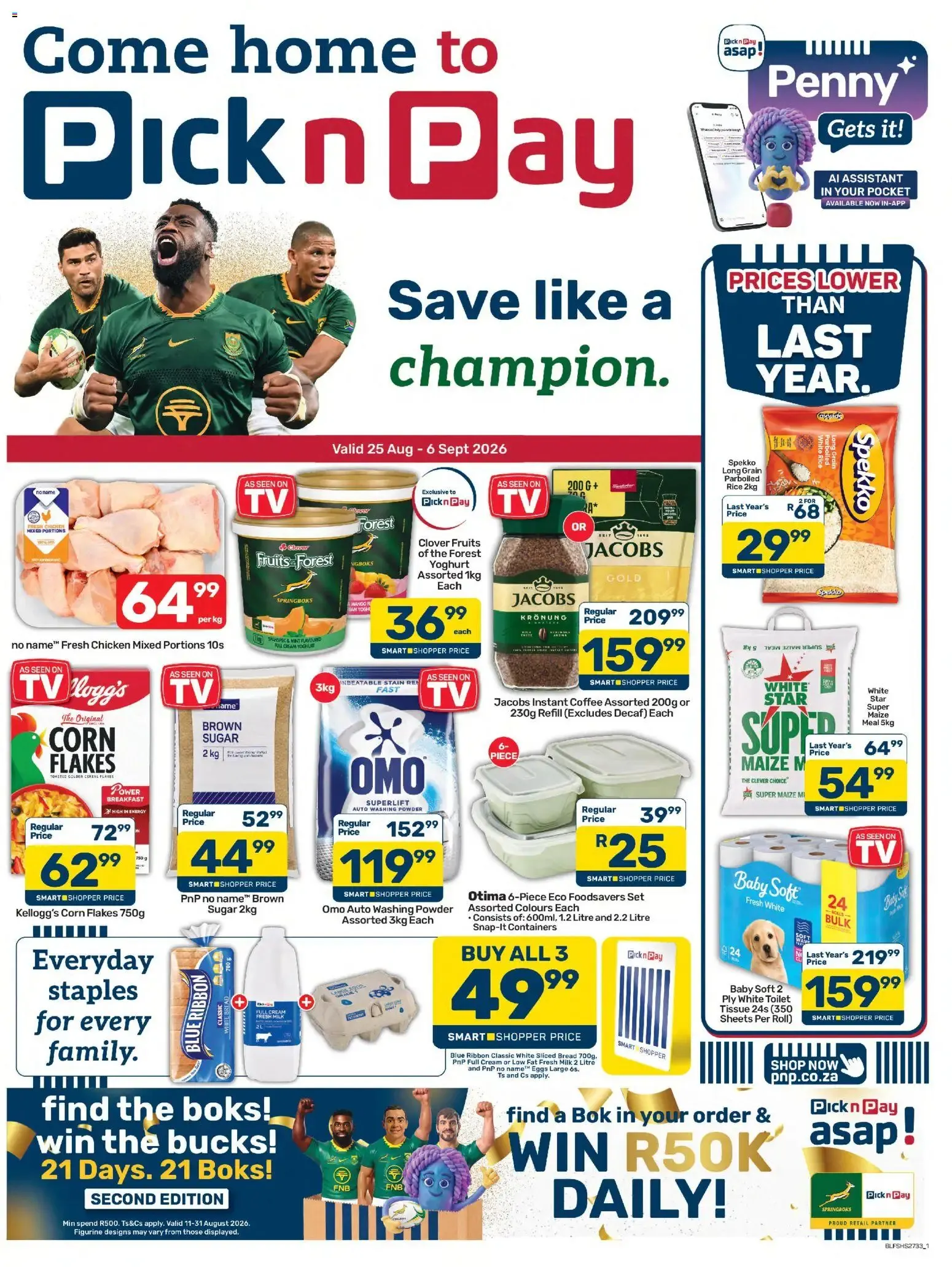 Pick n Pay Free State - Specials (25/08/2026 - 06/09/2026) Online from 25 August to 6 September 2026 - Catalogue Page 1