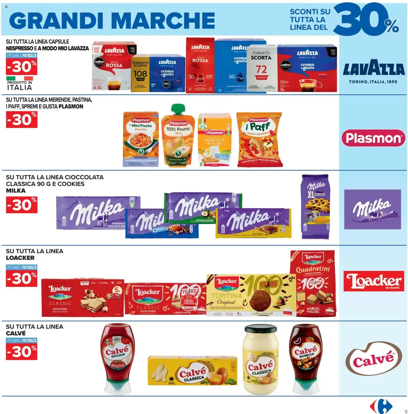 Carrefour Iper: Grandi Marche Sconti Imperdibili da 15 settembre a 28 settembre di 2026 - Pagina del volantino 9