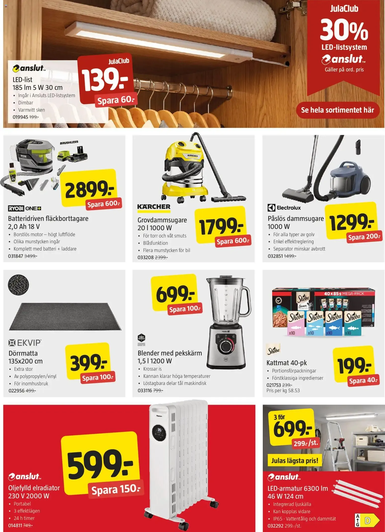 Jula erbjudanden från 08/10/2026 - 21/10/2026 > Reklamblad nuvarande rabatter från 8 oktober till 21 oktober 2026 - Reklamblad sidor 7