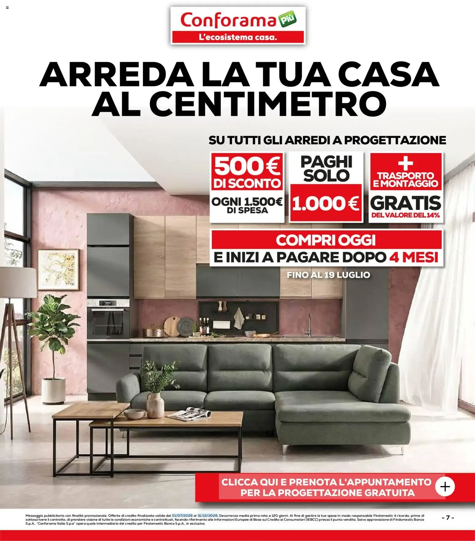 Conforama: Sconti Caldi Estate & Speciale Garden da 2 luglio a 10 agosto di 2026 - Pagina del volantino 7