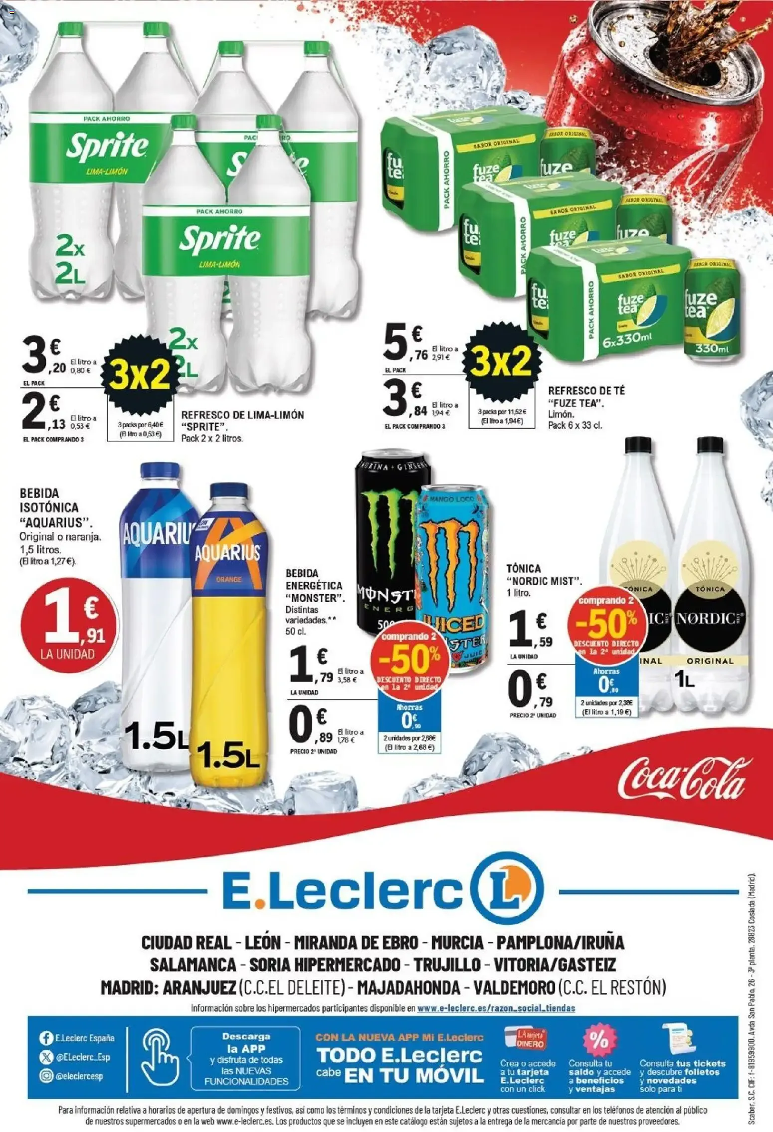 Catálogo de E.Leclerc Refresca tu verano 22/07/2026 - 16/08/2026 22 de julio al 16 de agosto 2026 - Página 2