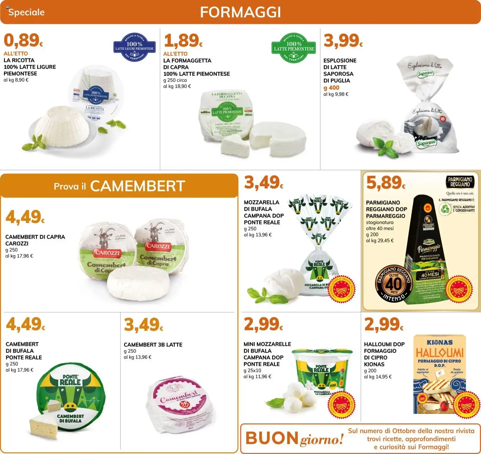 Nuovo Basko volantino Speciale Formaggi dal 06/10/2026 > offerte anteprima 🛍️ da 6 ottobre a 19 ottobre di 2026 - Pagina del volantino 3