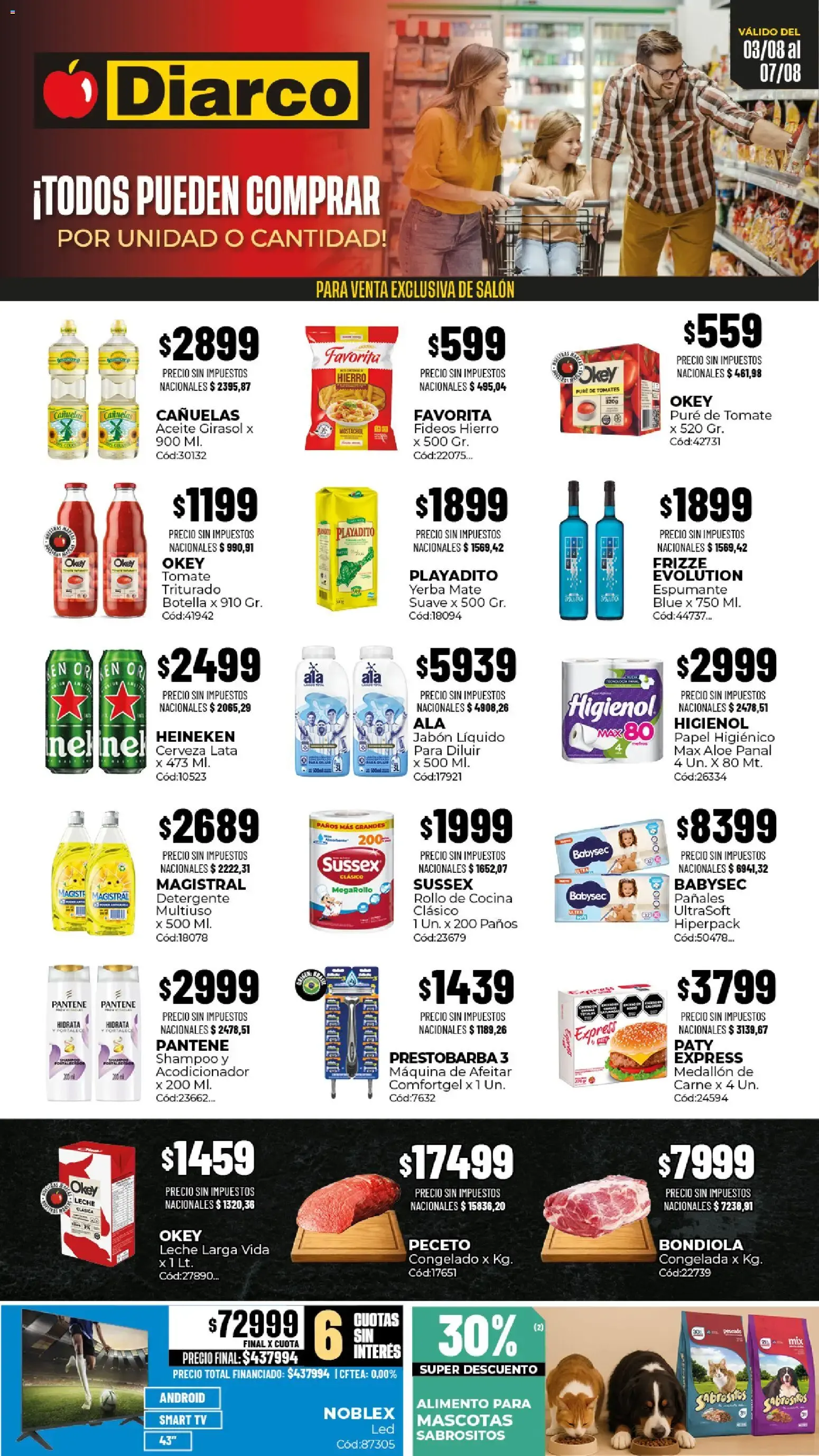 Ofertas de Diarco - Ofertas Interior 3 de agosto al 7 de agosto 2026 - Página 1 del catálogo
