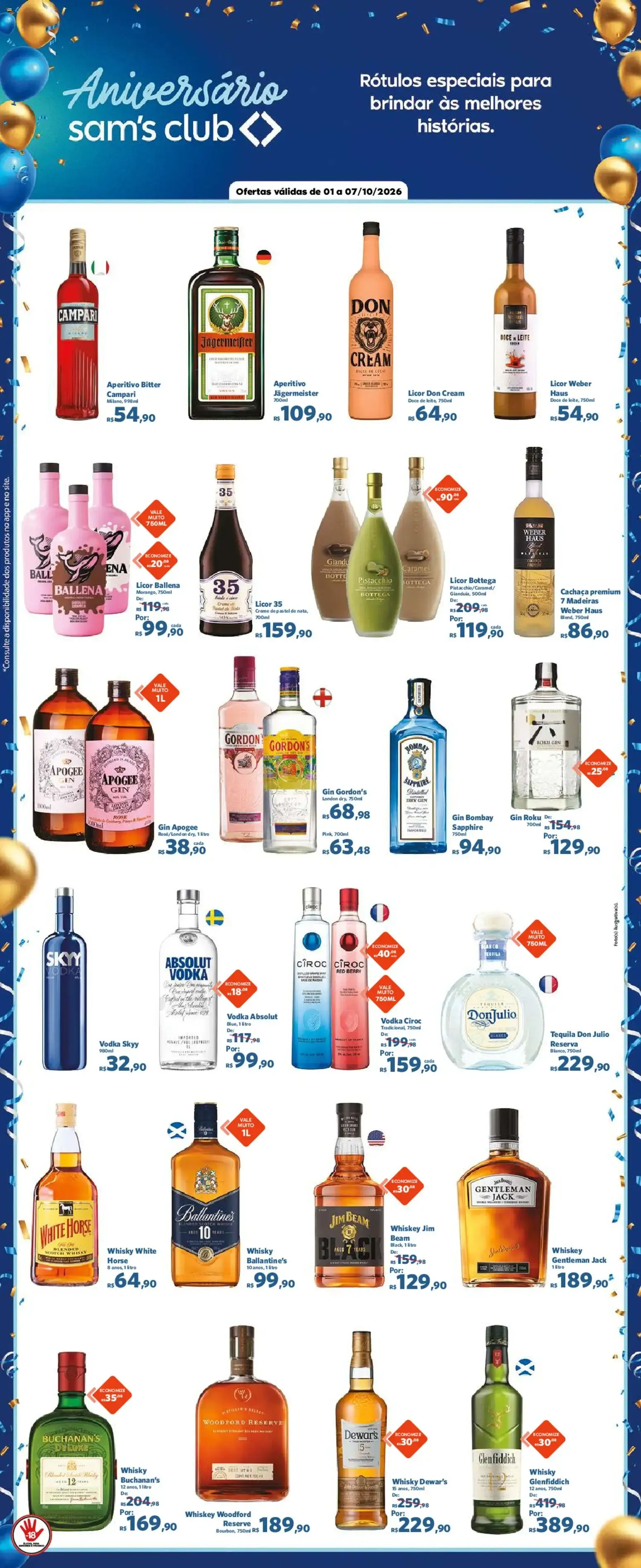 Encarte de Sam's Club - Ofertas da semana de 01/10/2026 | Promoções Online 1 de outubro até 7 de outubro 2026 - Pagina 7