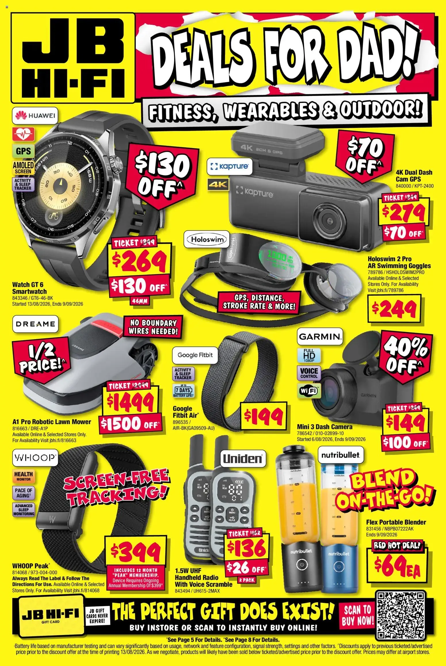 JB Hi-Fi Deals for Dad! Fitness, Wearables & Outdoor! - Catalogue valid from 24 August to 6 September 2026 - page 20