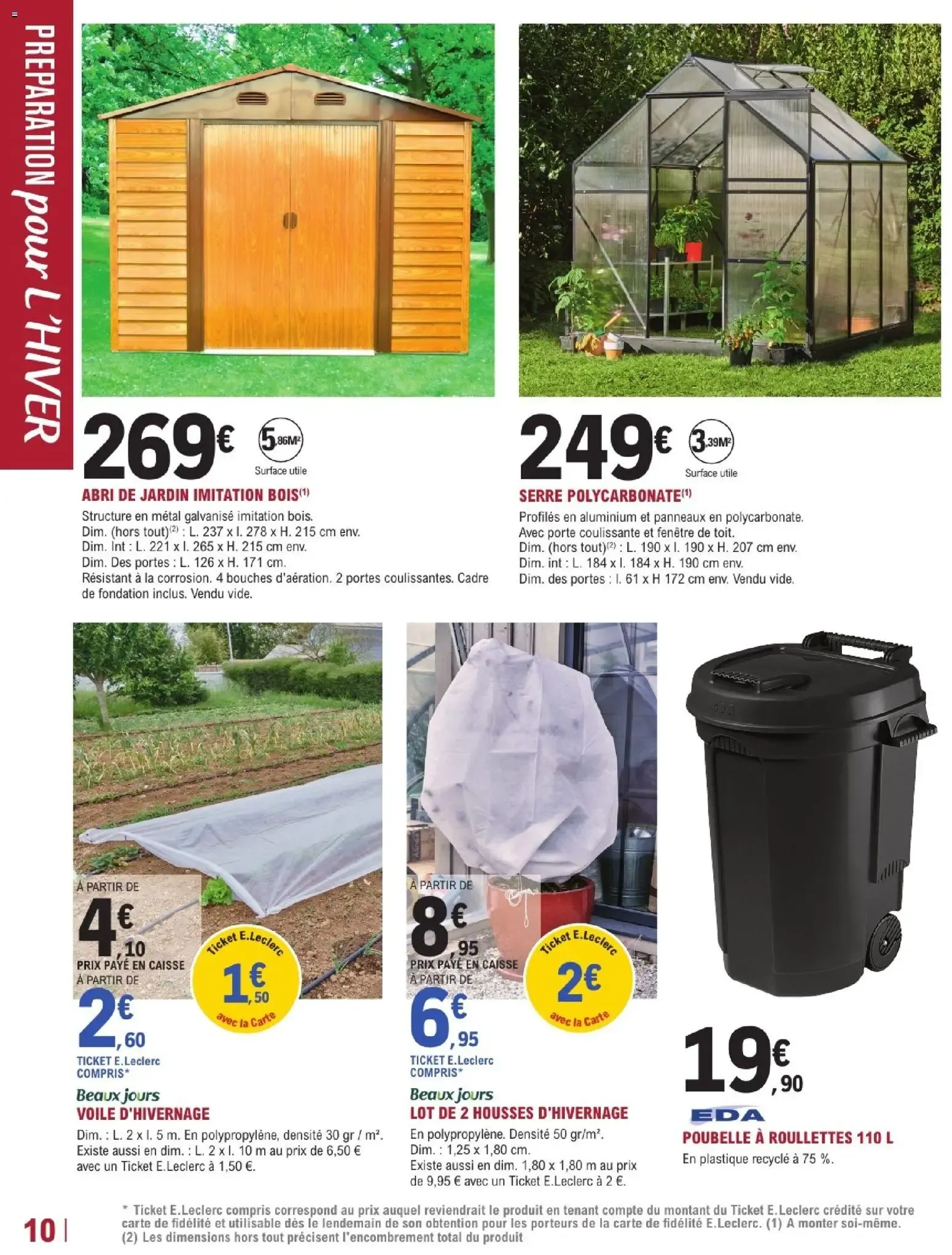 Brico E.Leclerc catalogue Jardi à partir du 13/10/2026 - promo en ligne du 13 octobre au 24 octobre 2026 - Catalogue page 10