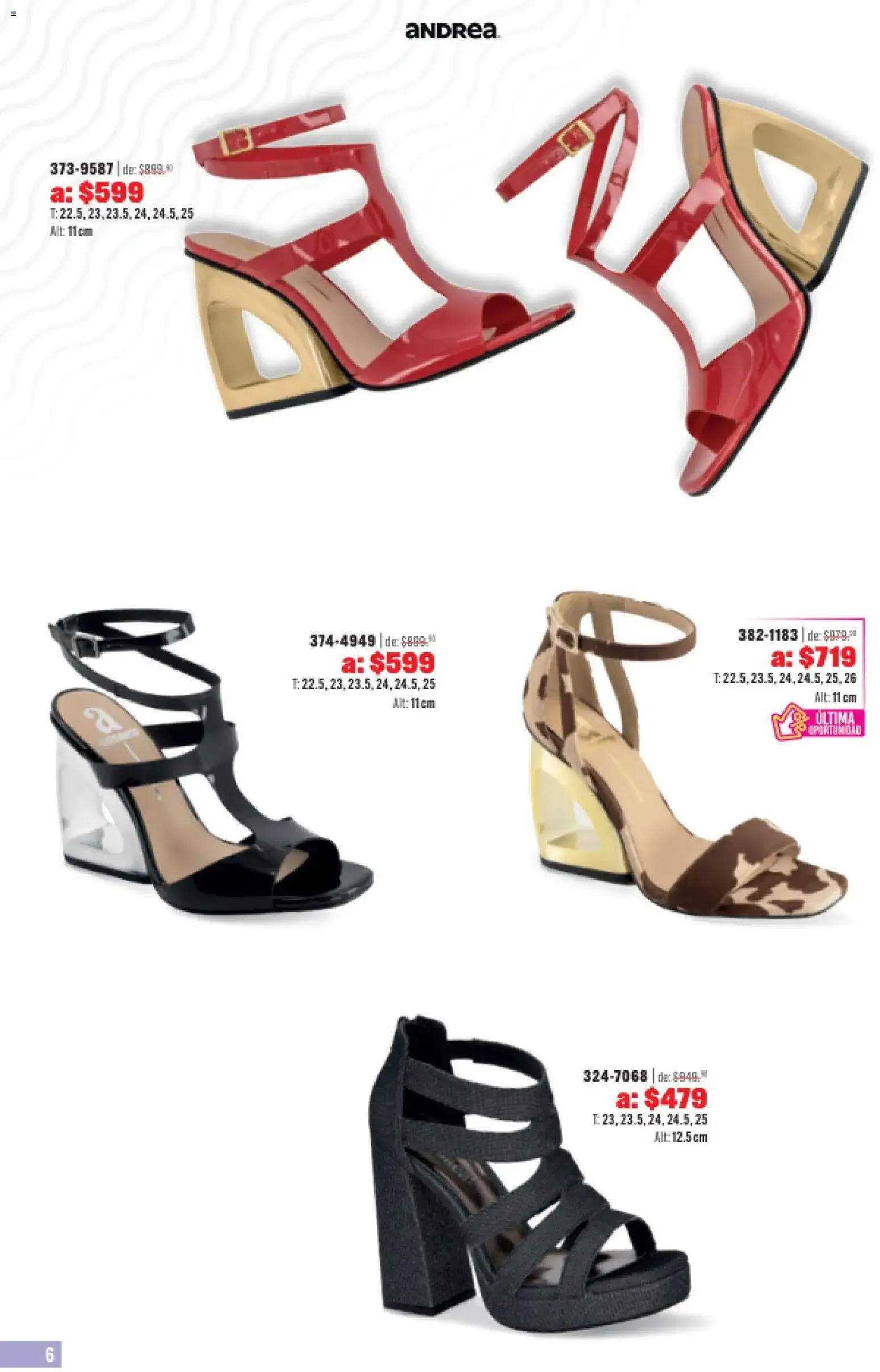 Catálogo de Andrea + Outlet Liquidación Primavera 31 de mayo al 25 de julio 2026 - Pagina 6