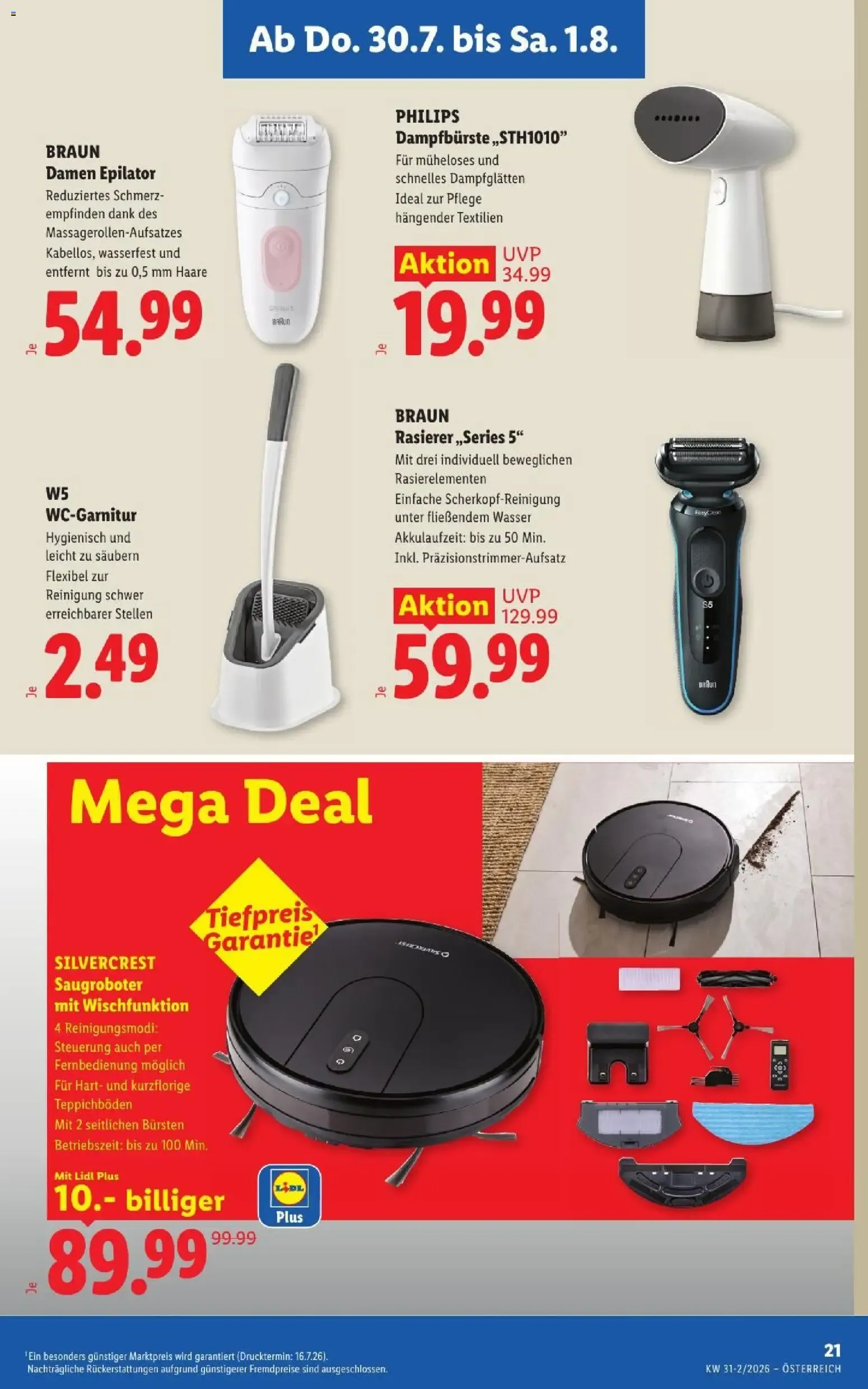 Lidl - Flugblatt del 30.07. al 01.08. von 30. Juli bis 1. August 2026 - Flugblätt seite  25