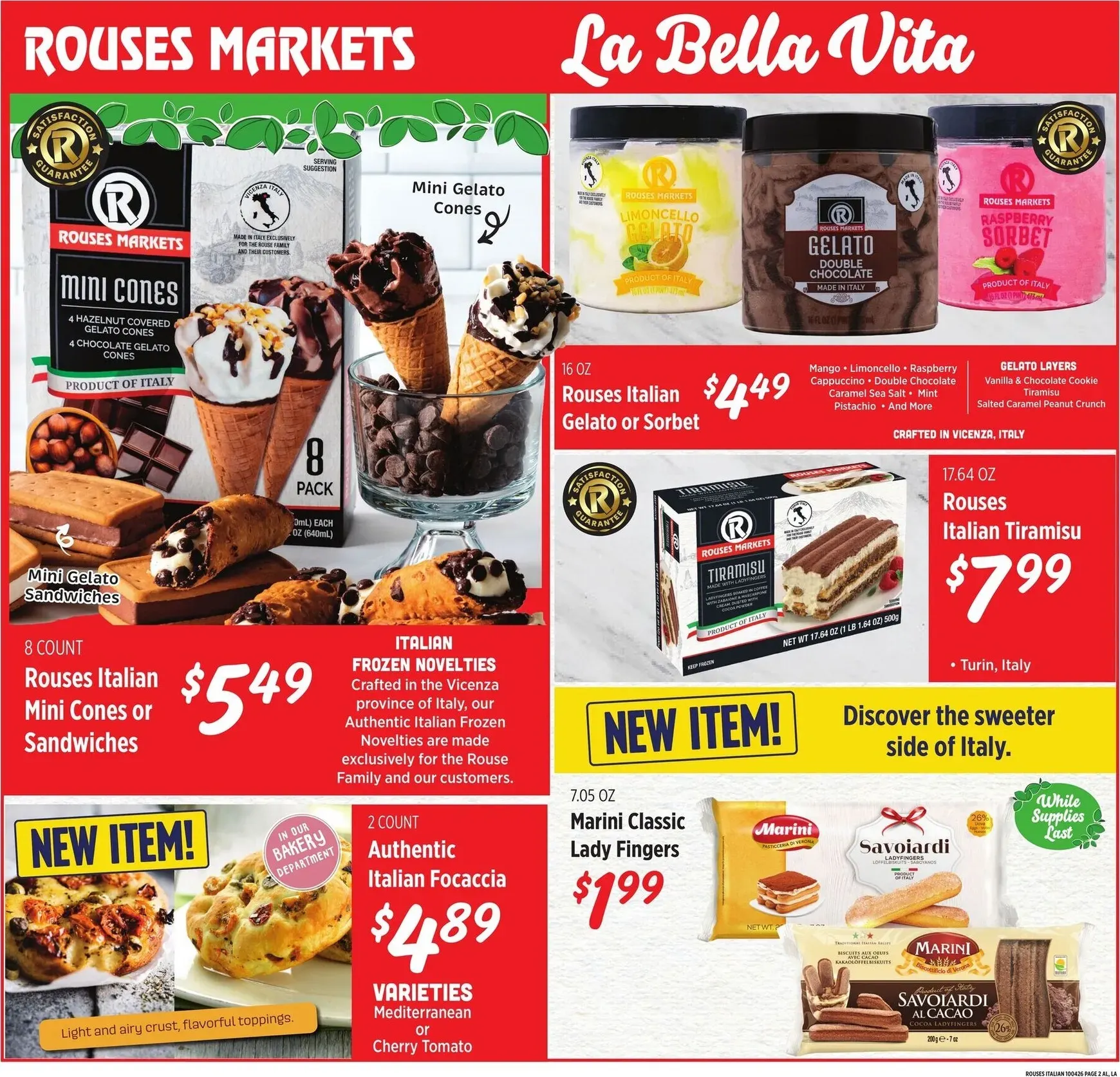 Weekly ad Current Rouses Markets - Italian leaflet valid from Wednesday 09/30/2026 to Wednesday 11/04/2026 from September 30 to November 4 2026 - Page 2