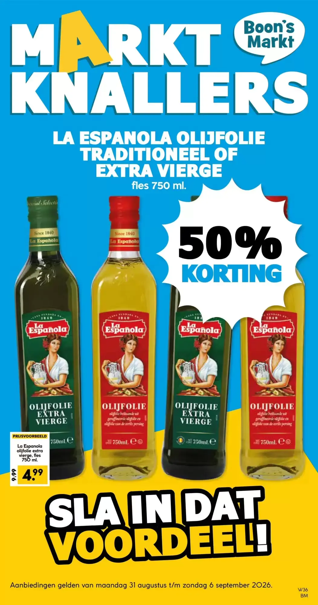 Boon's Markt Markt Knallers van 31 augustus tot 6 september 2026 - Folder pagina 1