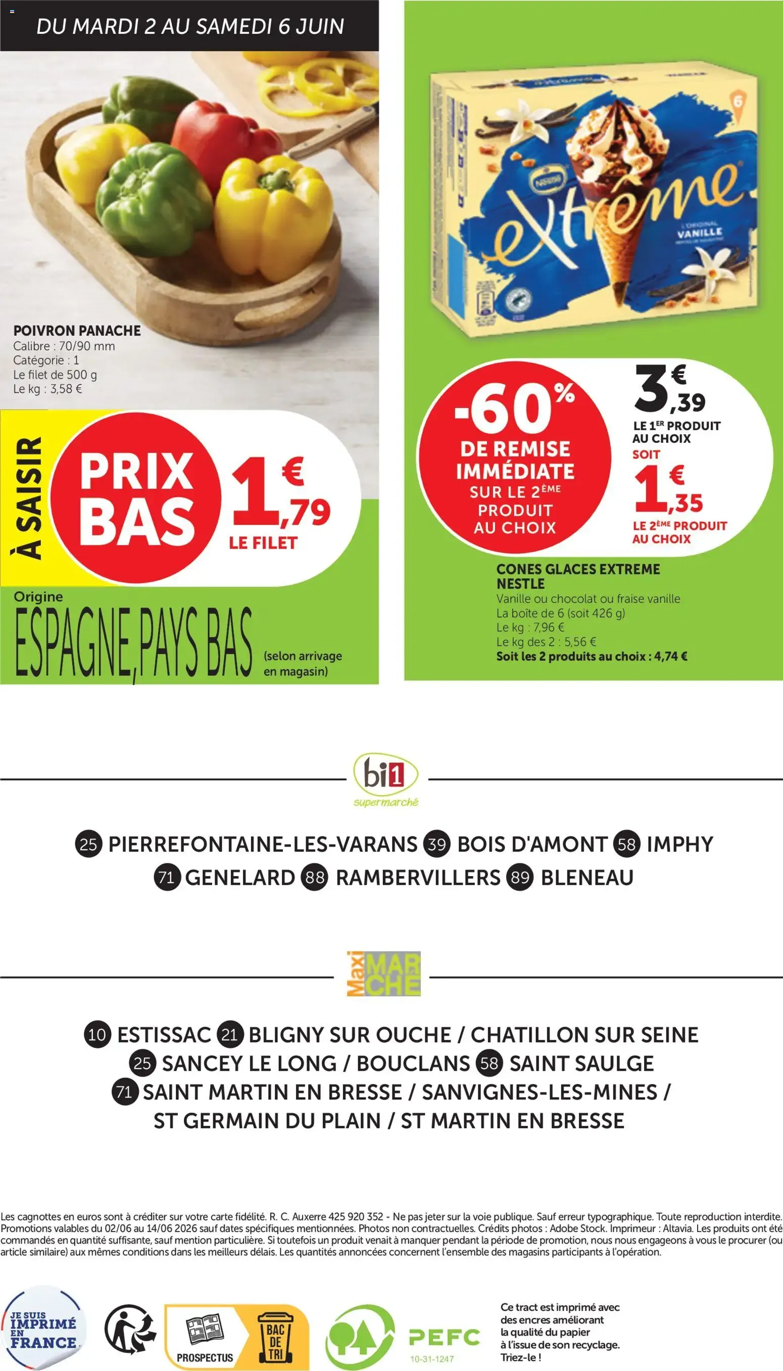 bi1 Supermarché y Maxi Marché - Ofertas Taboulé Oriental du 2 juin au 14 juin 2026 - Catalogue page 12