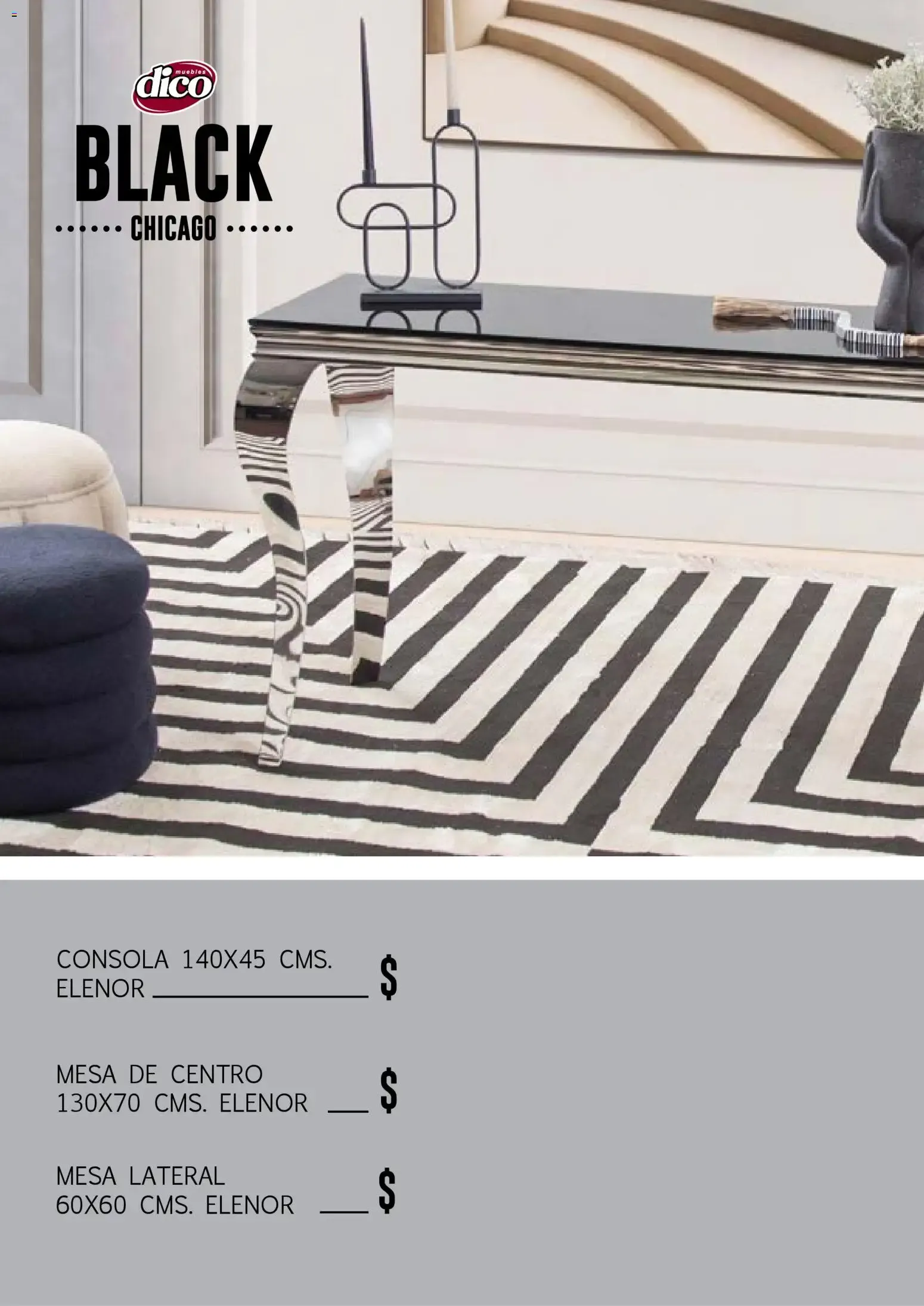 Catálogo de Muebles Dico catálogo Black Chicago (17/03/2026 - 31/10/2026) - catálogo en línea 17 de marzo al 31 de octubre 2026 - Pagina 20