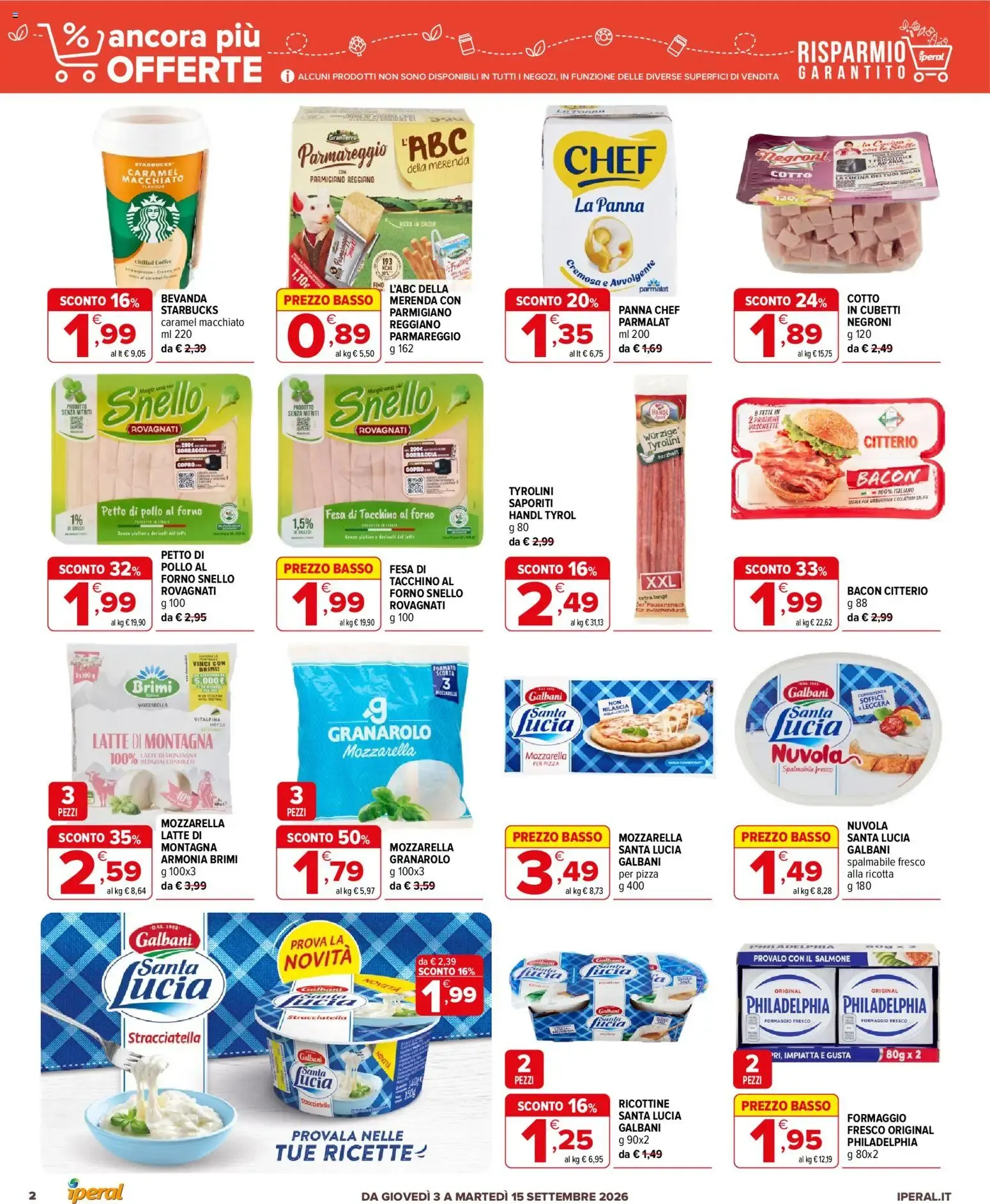 Nuovo Iperal volantino Ancora Più Offerte dal 03/09/2026 > offerte anteprima 🛍️ da 3 settembre a 15 settembre di 2026 - Pagina del volantino 2