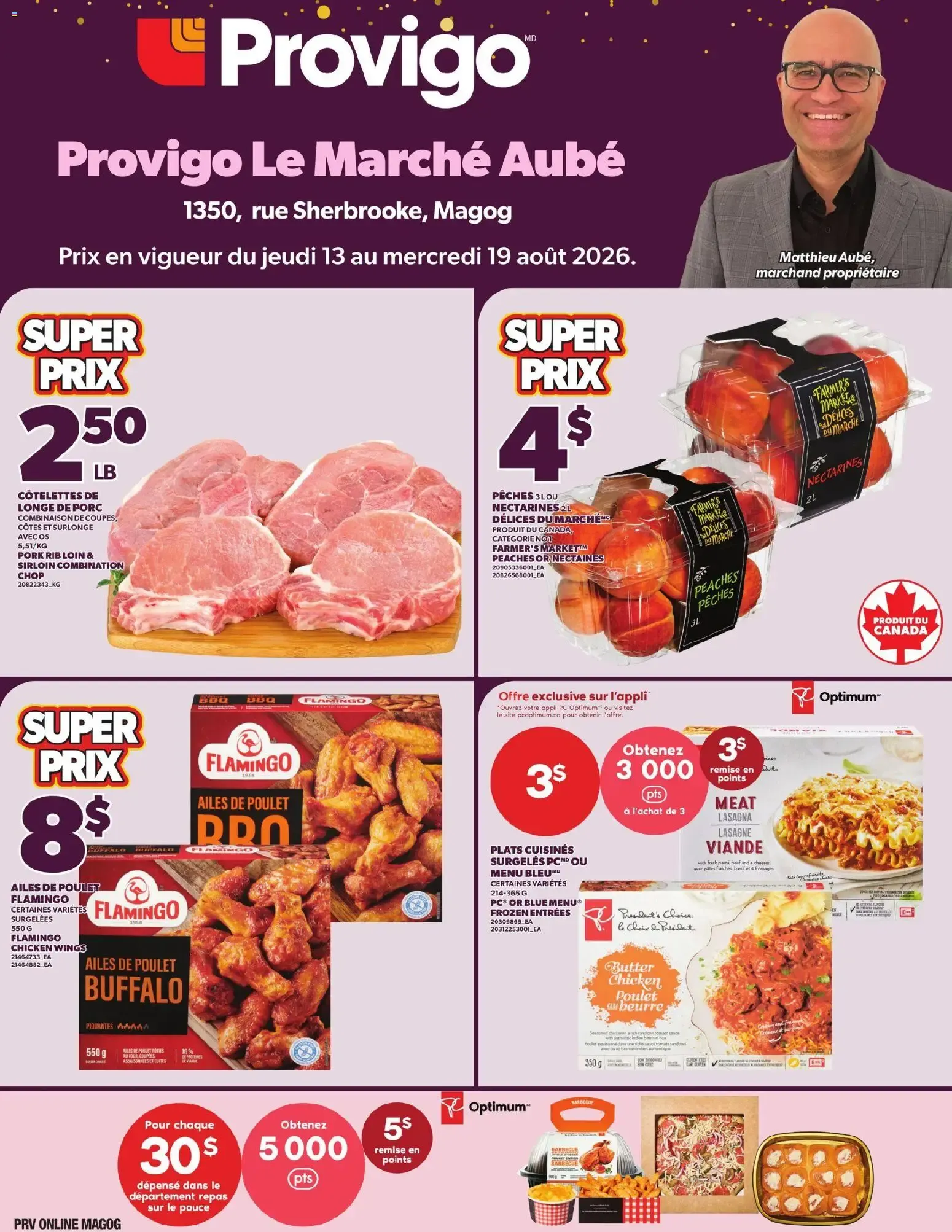 Provigo weekly flyer / circulaire from Aug 13, 2026 > weekly specials & deals