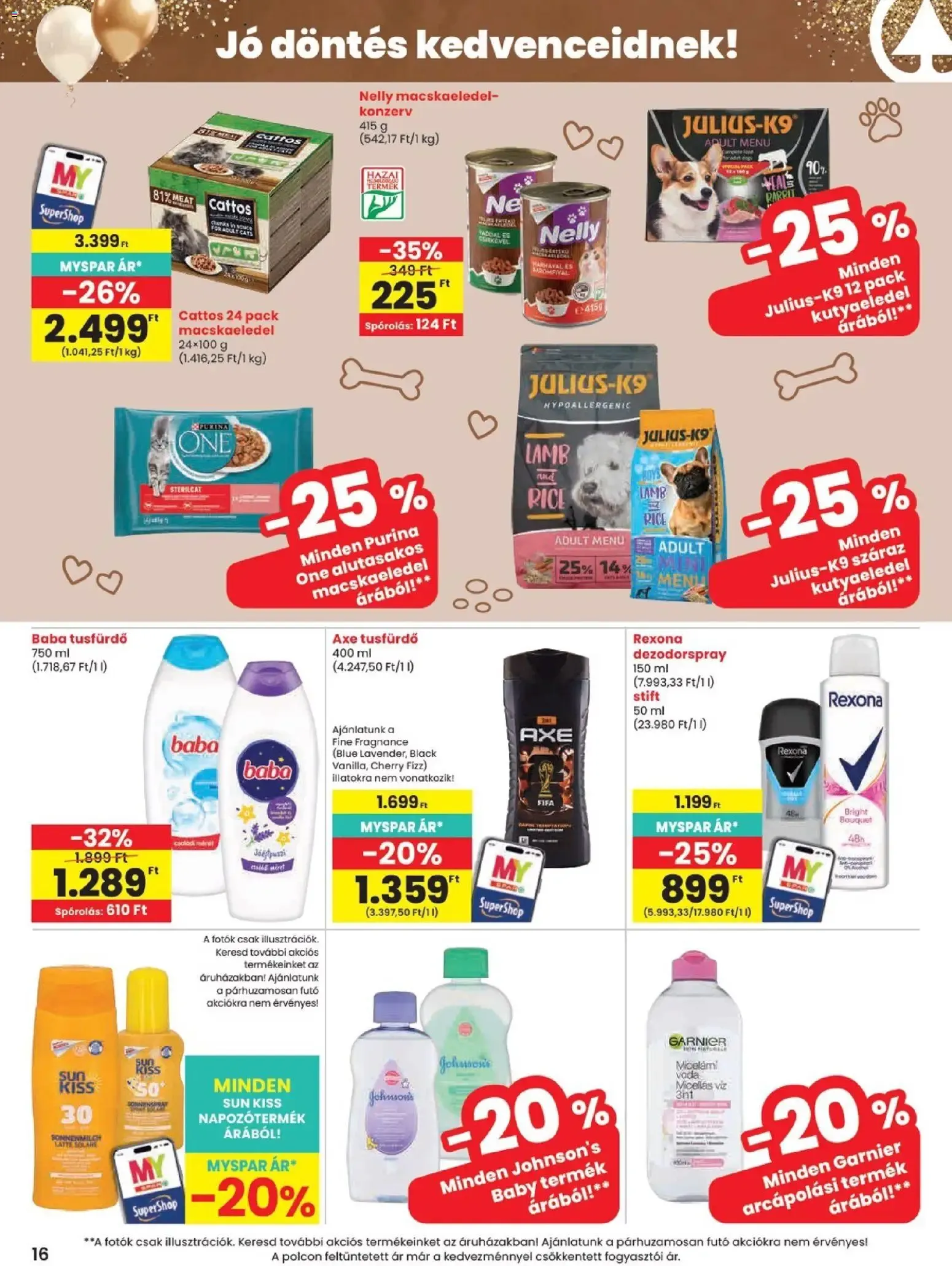 Katalógus Spar Szülinapi akciók és szuper árak! június 25.-tól július 1.-ig 2026. - Oldal 16