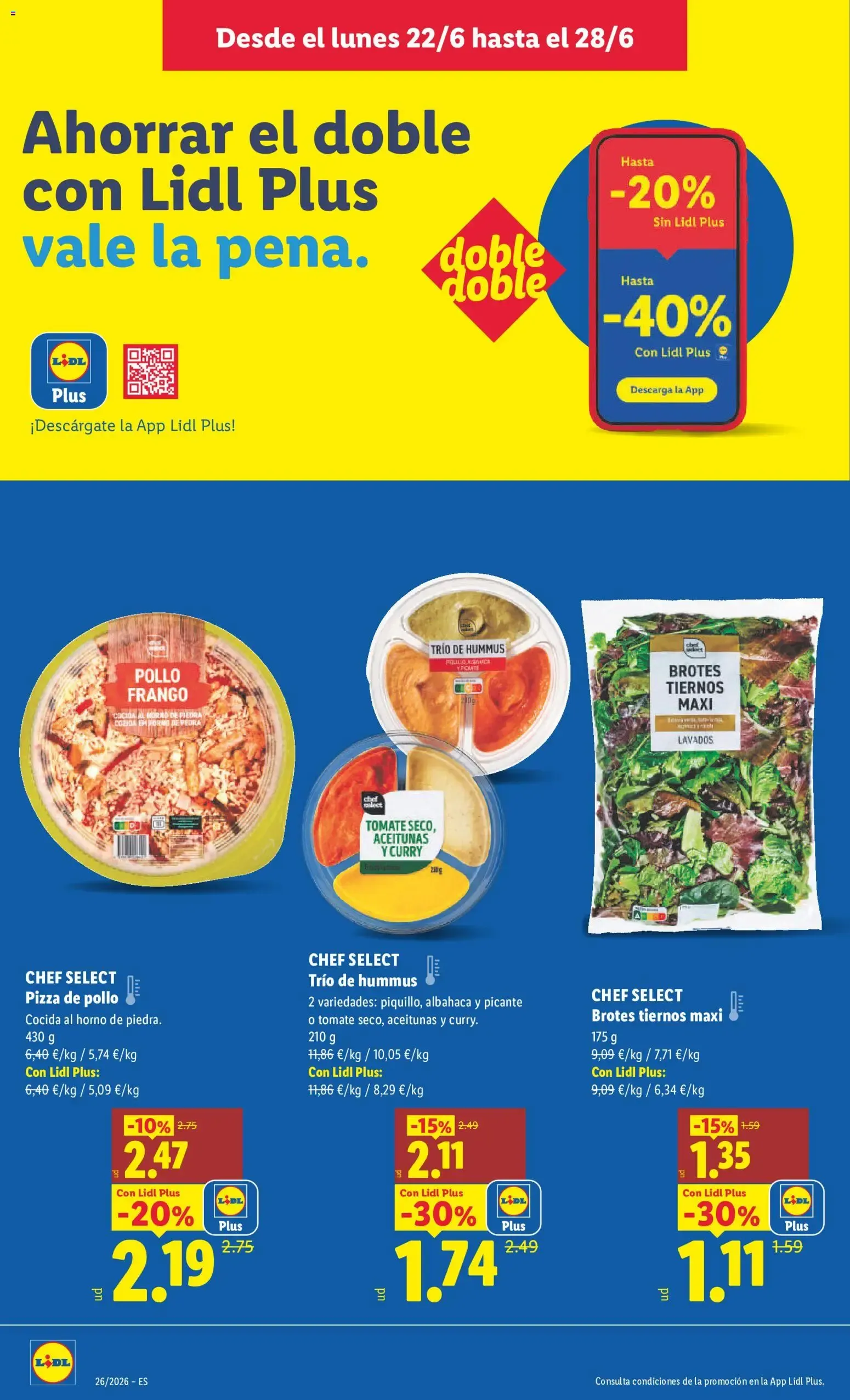 Catálogo de Lidl folleto del 22/06/2026 | Ofertas 22 de junio al 28 de junio 2026 - Página 4