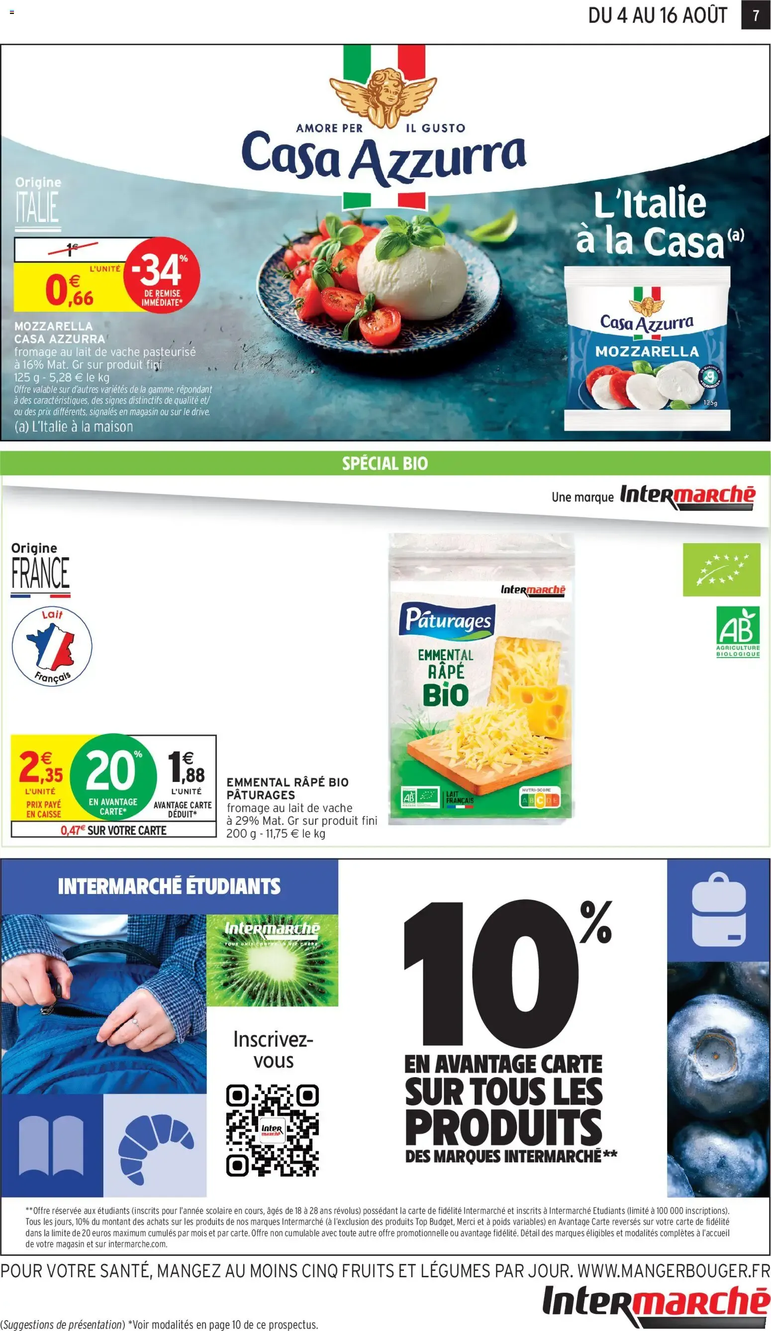 Intermarché - Découvrez nos offres à partir du 04/08/2026 - promo en ligne du 4 août au 16 août 2026 - Catalogue page 7